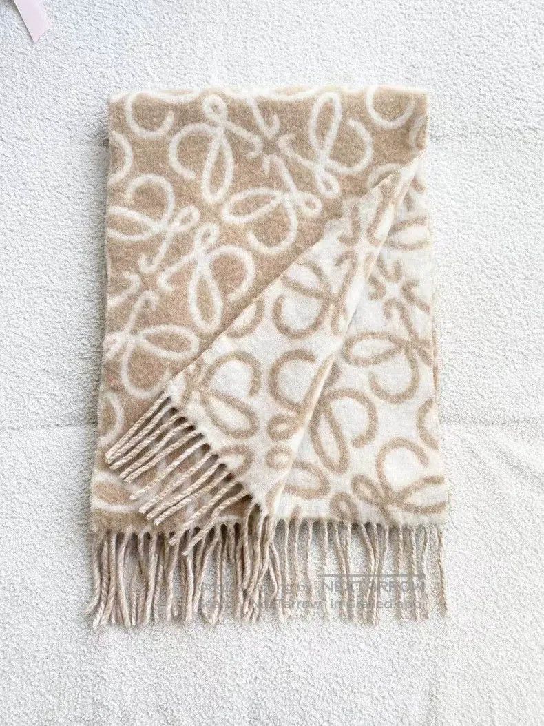 Loewe Loewe Logo Print Scarf Size ONE SIZE - 2 Thumbnail