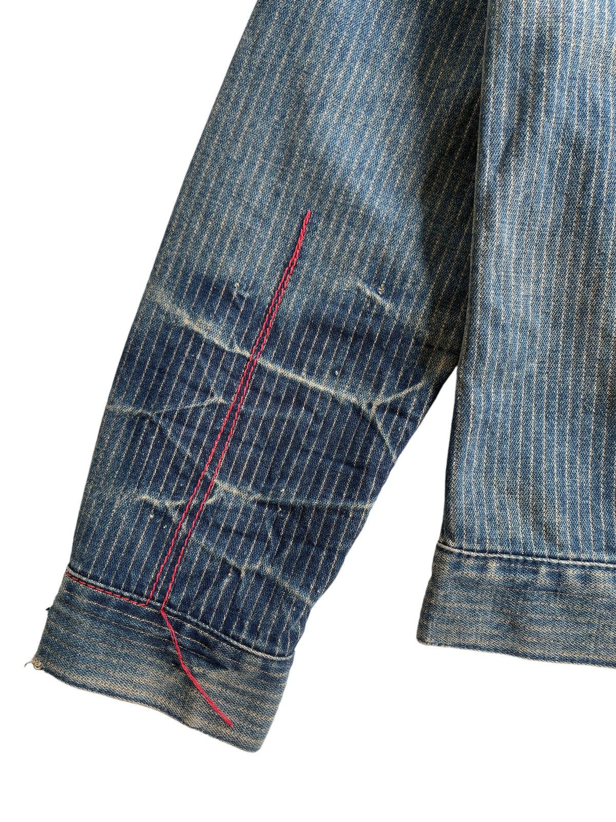 Levi's Vintage Clothing Levis Redloop Hickory Stripe Denim Jacket Size US M / EU 48-50 / 2 - 12 Thumbnail