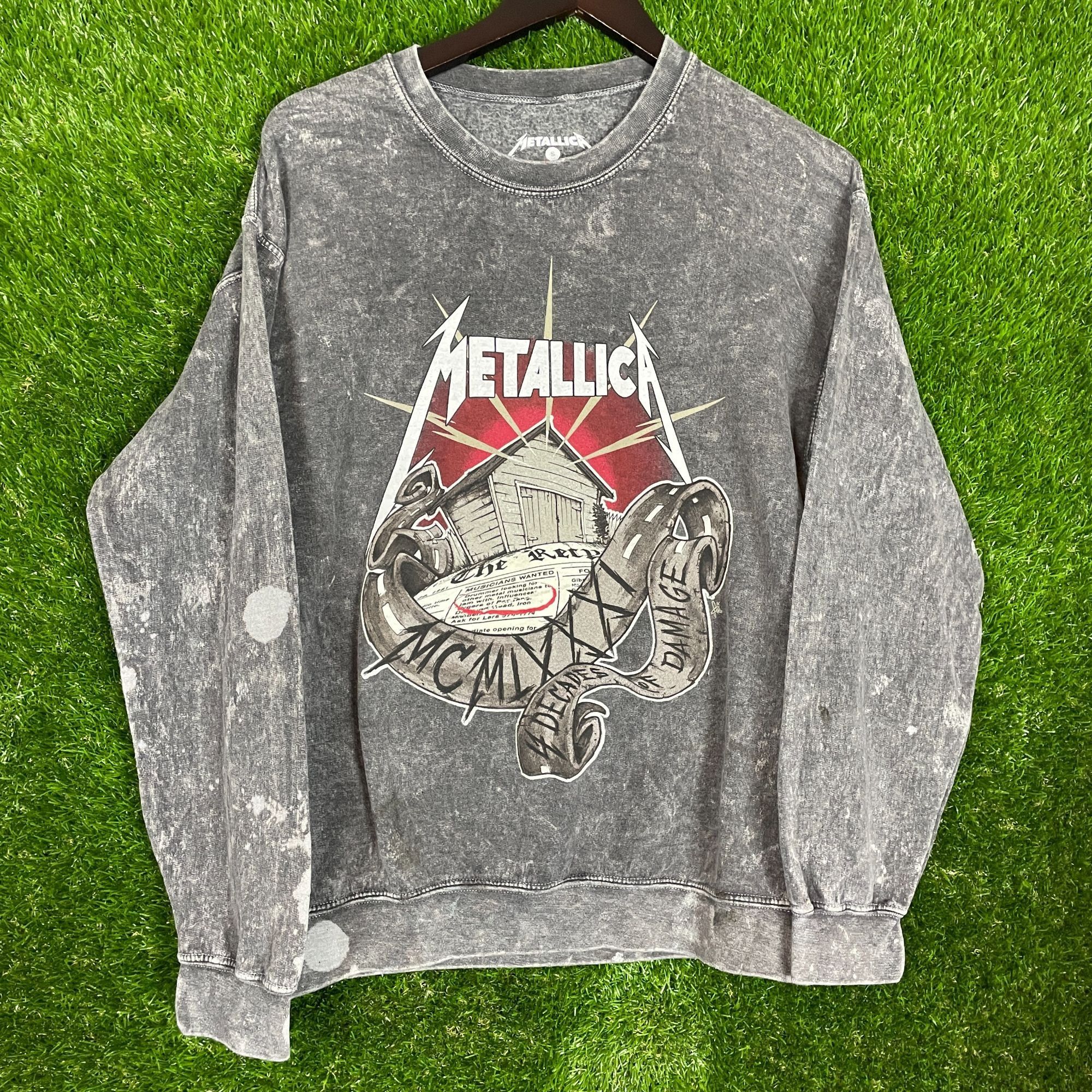 Metallica Metallica Crewneck Sweater size Small Size US S / EU 44-46 / 1 - 1 Thumbnail