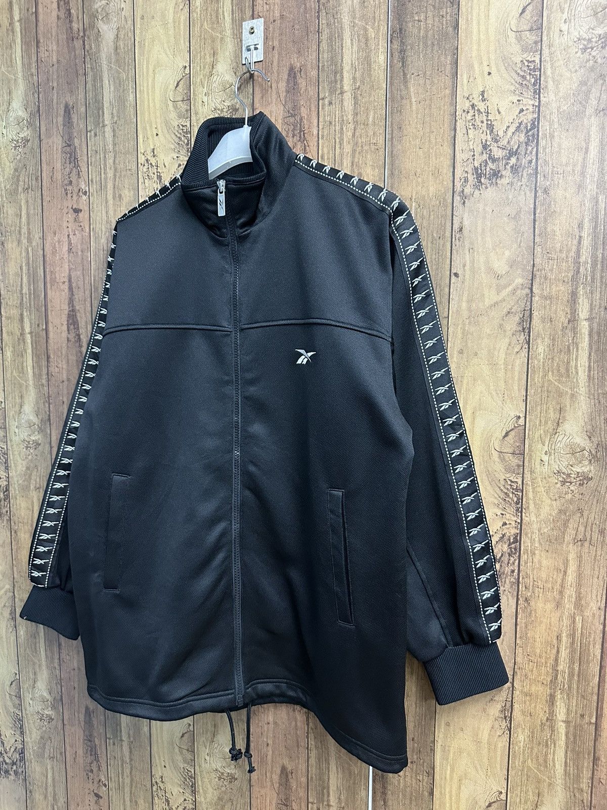 Reebok × Vintage Vintage Reebok Sidetape 90s Zipper Tracktop Z03 Size US M / EU 48-50 / 2 - 2 Thumbnail