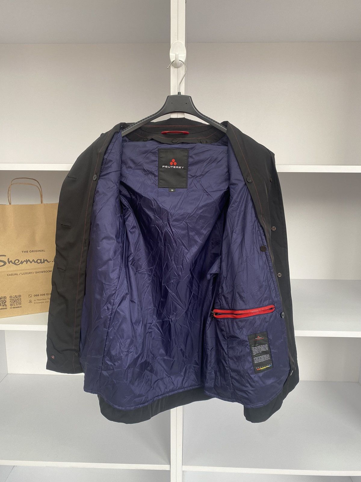 Designer × Peuterey × Vintage Vintage Peuterey women's black coat Size XS / US 0-2 / IT 36-38 - 6 Thumbnail
