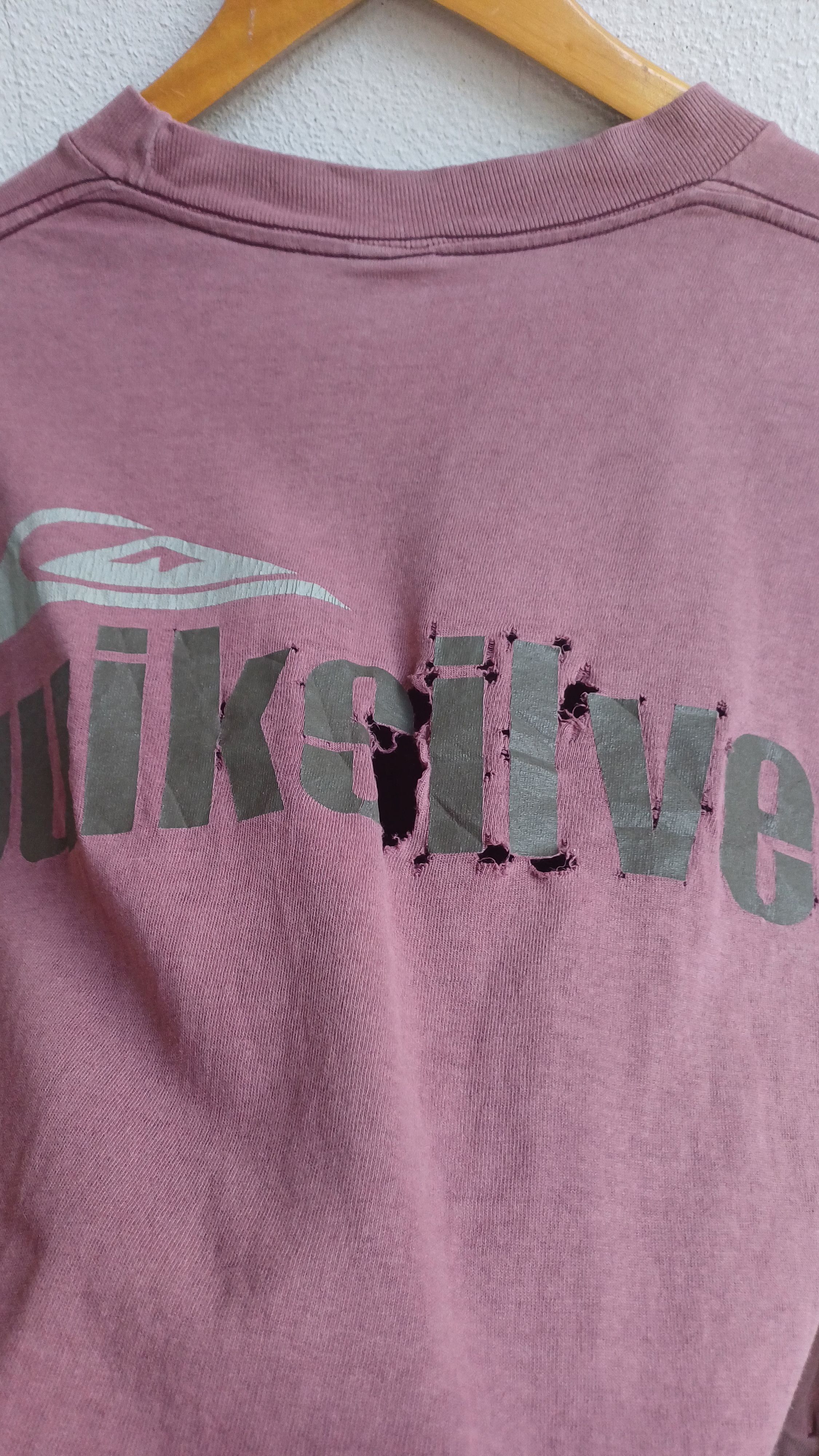 Vintage Vintage 90's Distressed Long Sleeve Tee Size US M / EU 48-50 / 2 - 5 Thumbnail