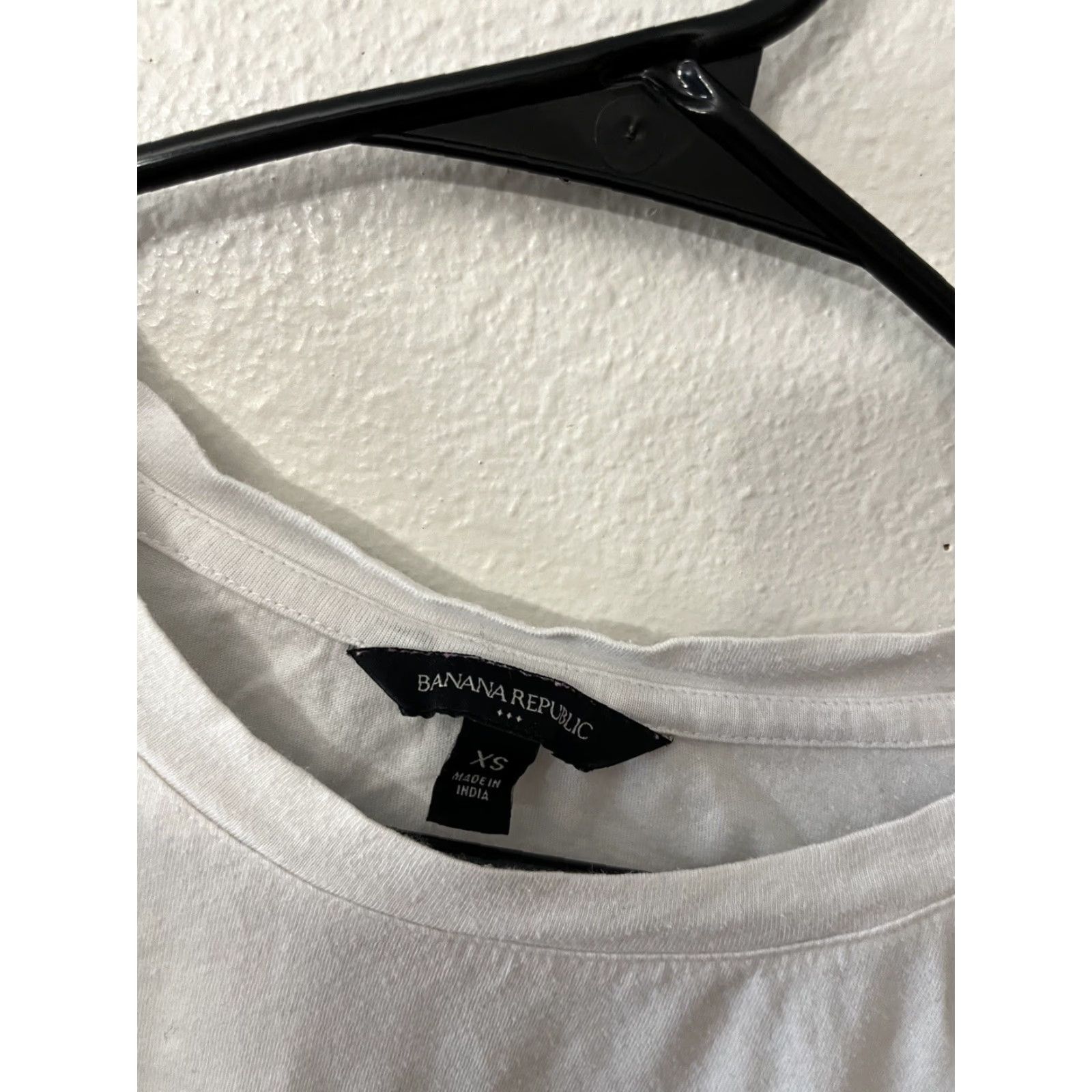 Banana Republic Banana Republic T-Shirt Womens XS White Scoop Neck Short Sleeve Casual Shirt Womens XS White Banana Republic Size XS / US 0-2 / IT 36-38 - 3 Thumbnail