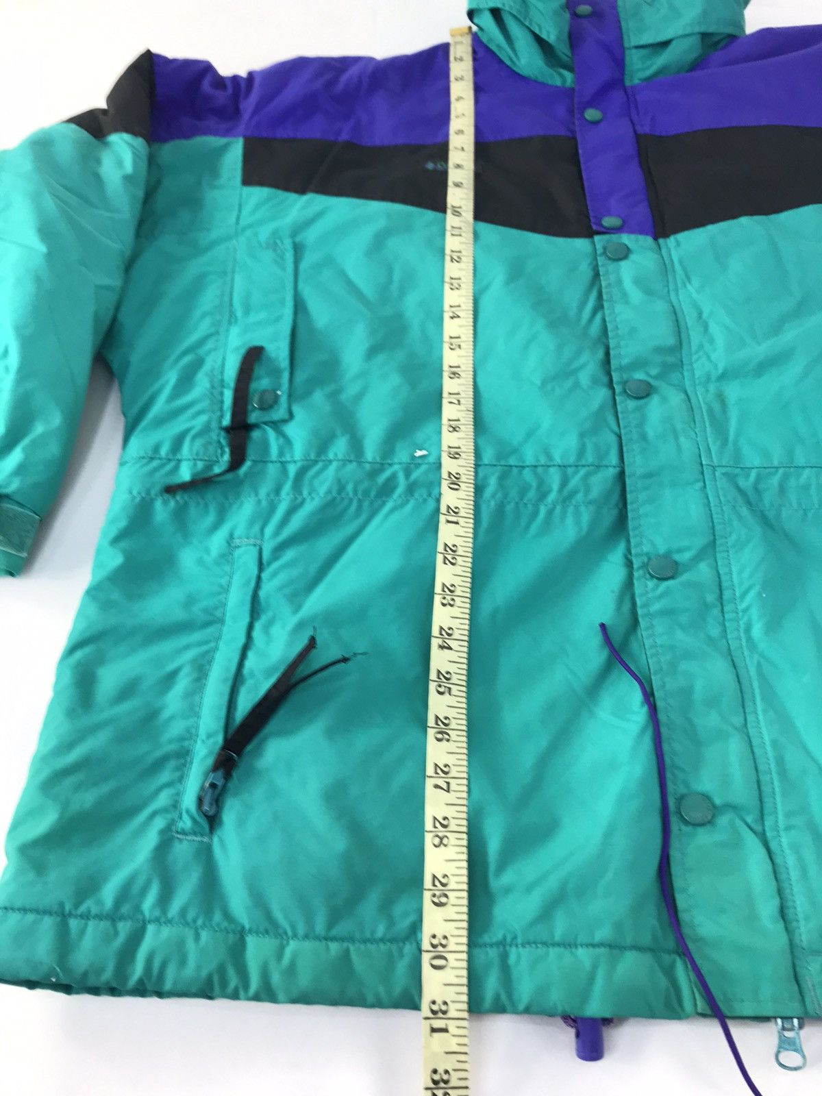 Columbia Vintage 90s Columbia Insulated Inner Multi Pockets Jacket Size US L / EU 52-54 / 3 - 11 Thumbnail