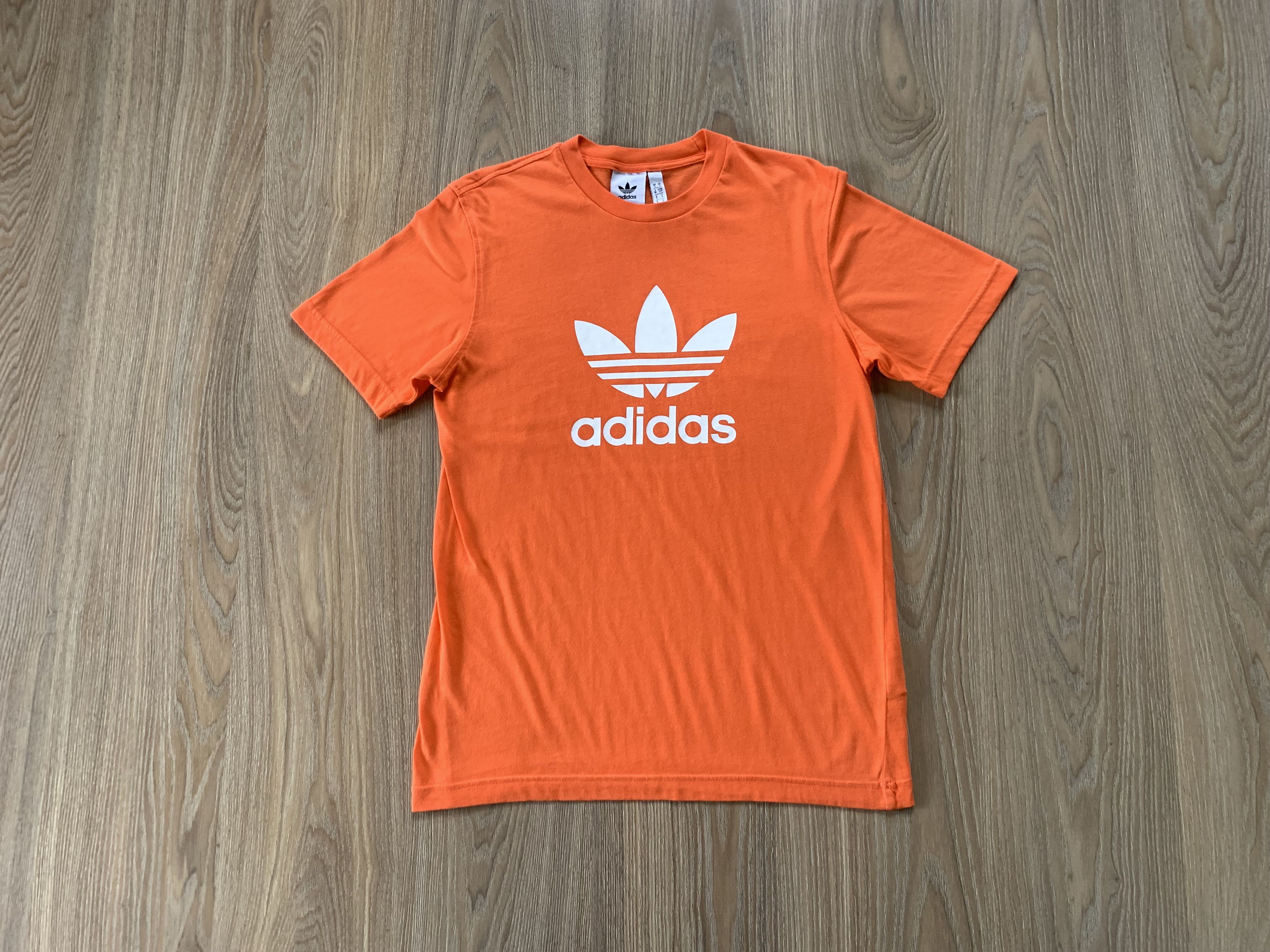 Adidas Adidas Womens Big Logo Light Orange T Shirt Size S / US 4 / IT 40 - 9 Thumbnail