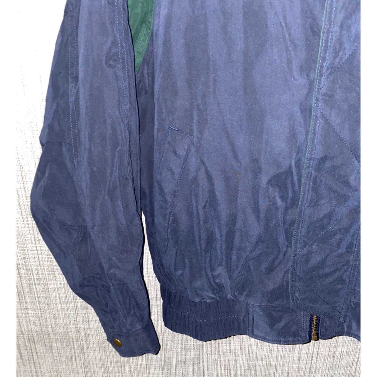Vintage Munsingwear Mens Blue Polyester/Nylon Full Zip Jacket Size L NWT Size US L / EU 52-54 / 3 - 5 Thumbnail