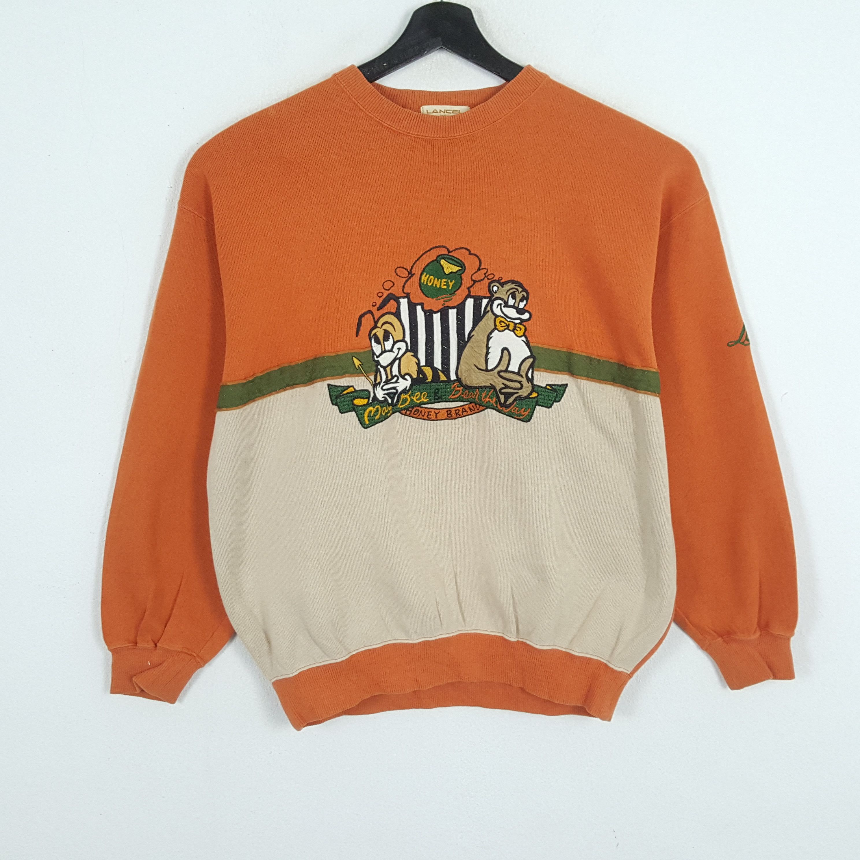 Lancel × Vintage LANCEL Center Design Sweatshirt Size US M / EU 48-50 / 2 - 1 Thumbnail