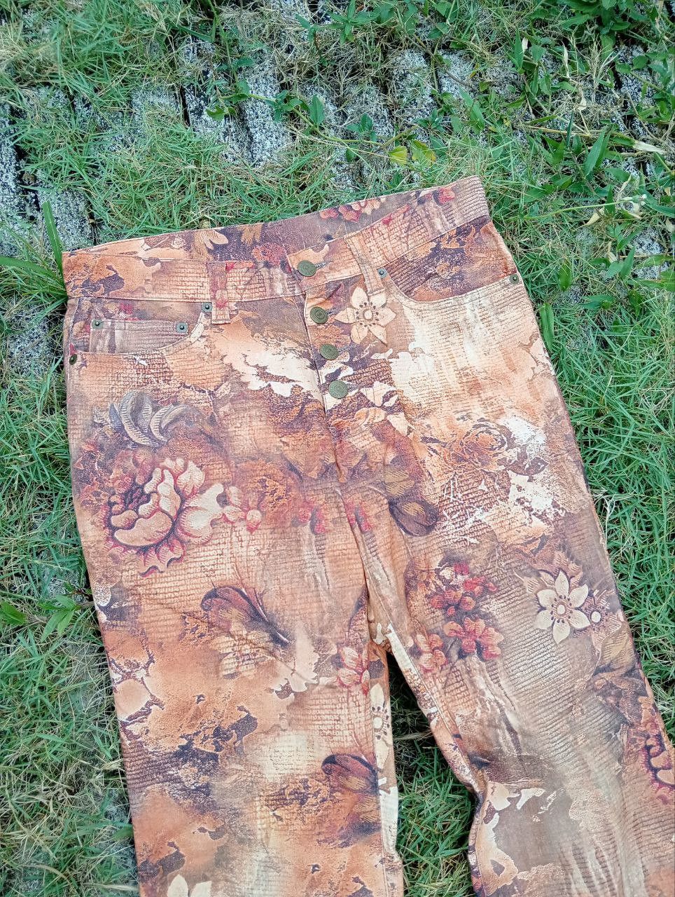 Tornado Mart Vintage Tornado Mart Japan Floral Overprint Pants Size US 29 - 4 Thumbnail