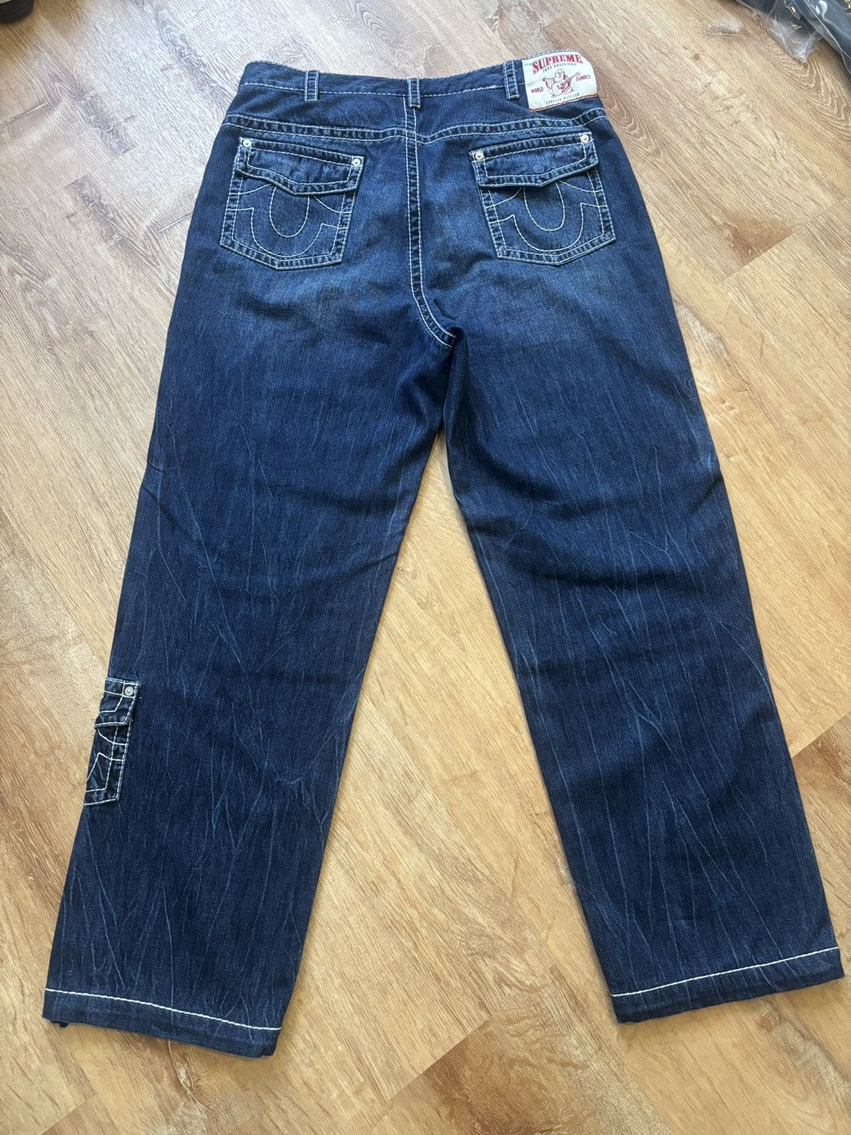 Supreme Supreme True Religion Gore-Tex Lined Denim Pants XL Sz 36 