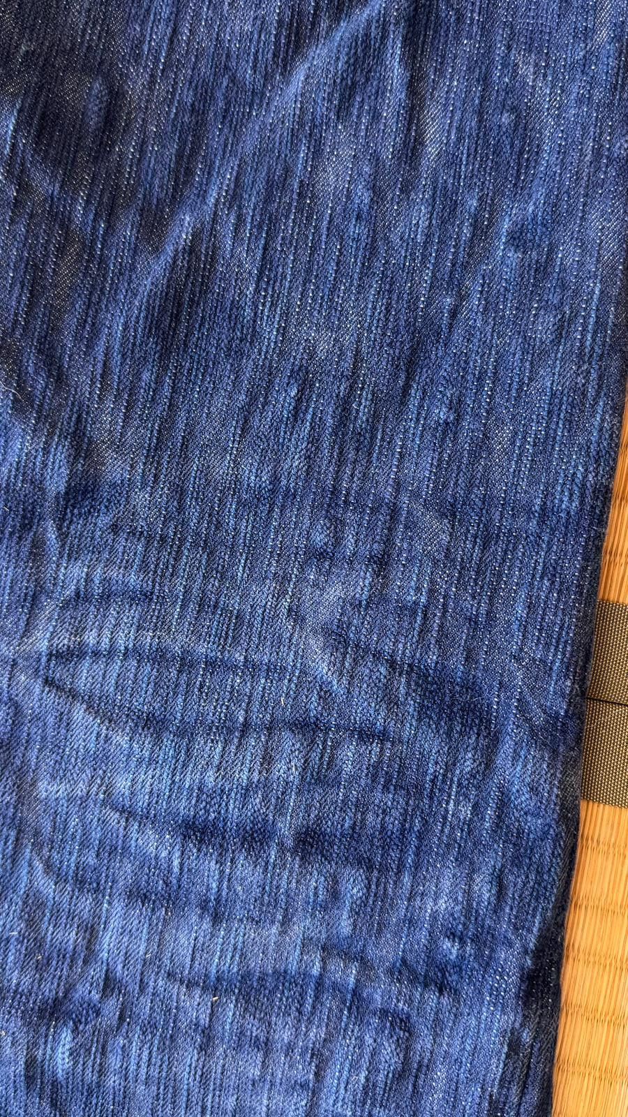 Tanuki Aizome AHT 18oz Shoai "Arashi" High Tapered Jeans Size US 29 - 6 Thumbnail
