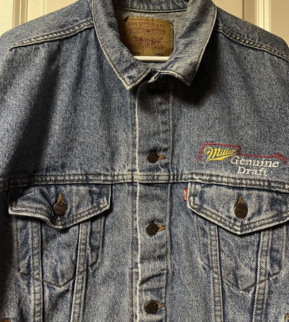 Vintage Vintage Levi’s Mens Blue Jean Jacket Large Denim Size US L / EU 52-54 / 3 - 2 Thumbnail