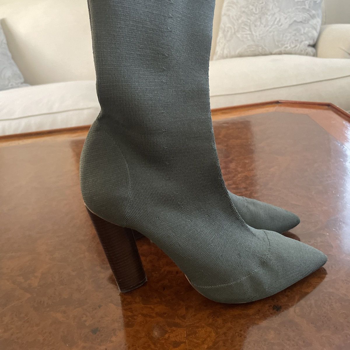Yeezy Pointed Toe Knit Sock Bootie Size US 10.5 / IT 40.5 - 5 Thumbnail