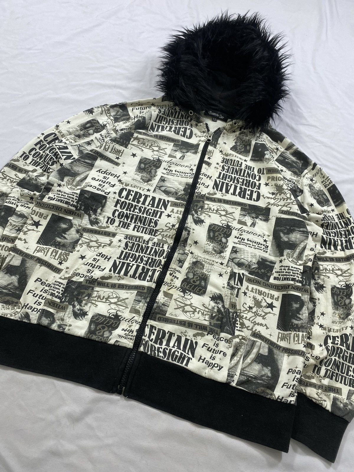 20471120 Japanese beaumon carr zip fur hoodie lgb ifsix style Size US L / EU 52-54 / 3 - 3 Thumbnail