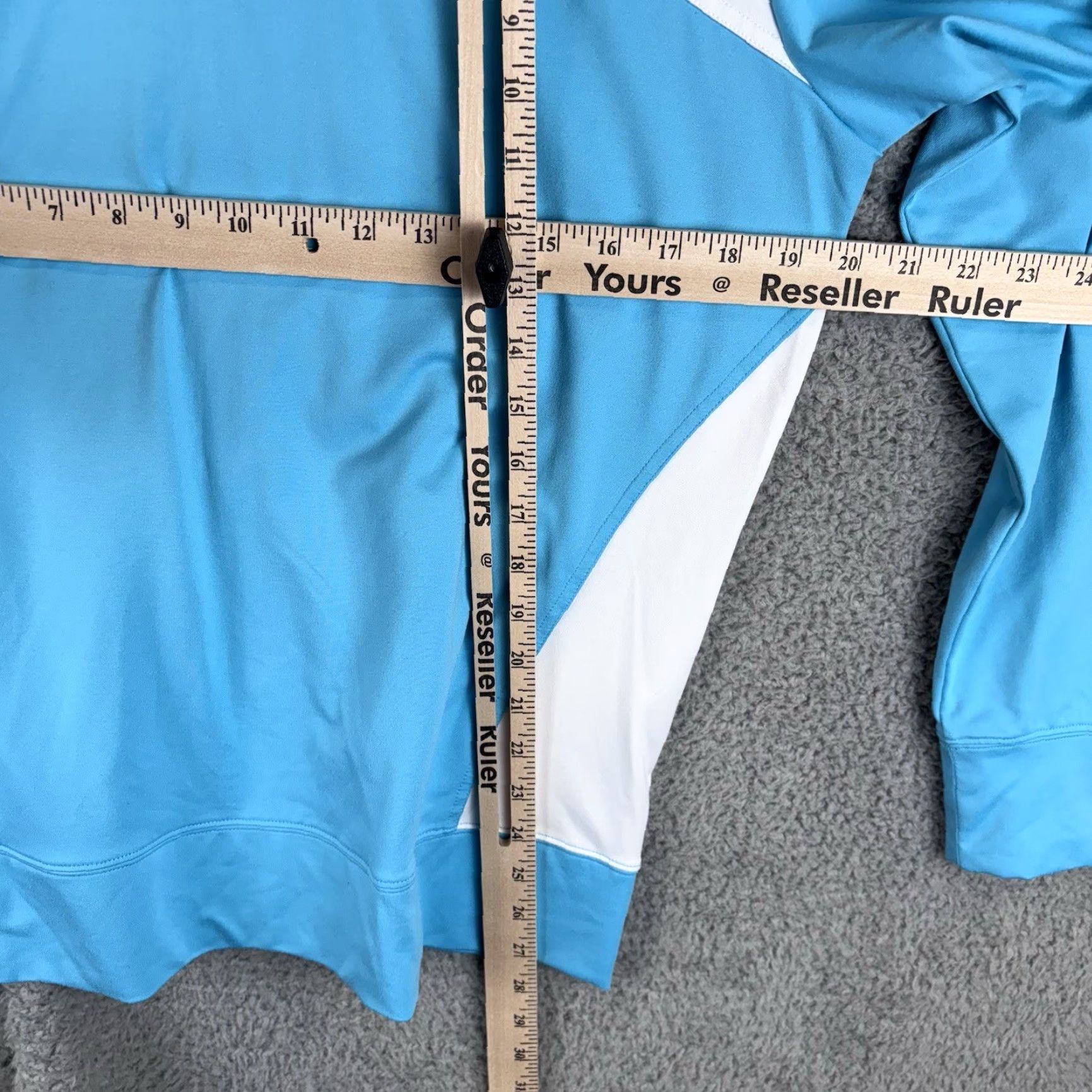 Footjoy Footjoy FJ Golf Jacket Womens L Light Blue Full Zip Pockets Performance Size L / US 10 / IT 46 - 6 Thumbnail