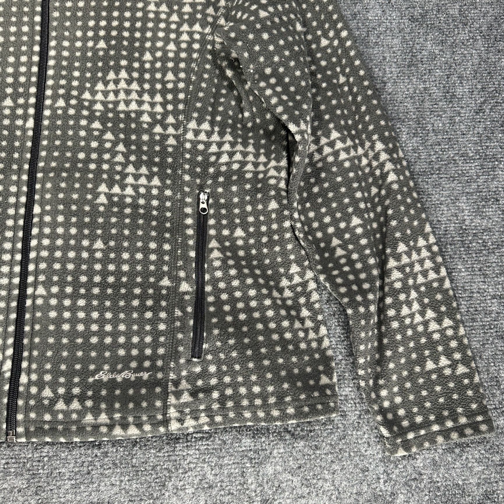 Eddie Bauer Eddie Bauer Jacket Womens M Gray Fleece Full Zip Pockets Regular Fit Size M / US 6-8 / IT 42-44 - 3 Thumbnail