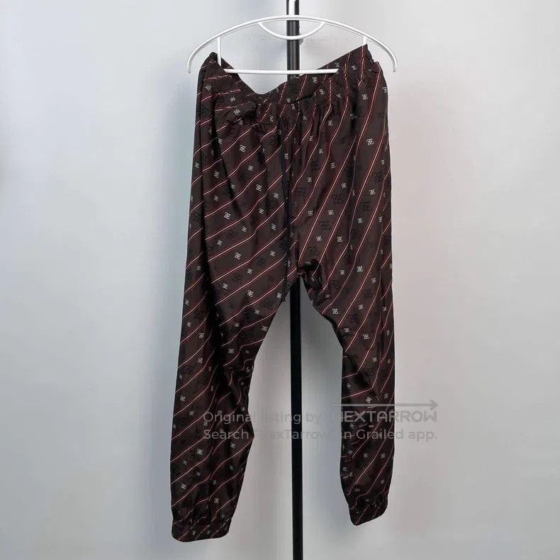 Fendi Fendi Printed Striped Casual Pants Brown Size US 36 / EU 52 - 1 Thumbnail