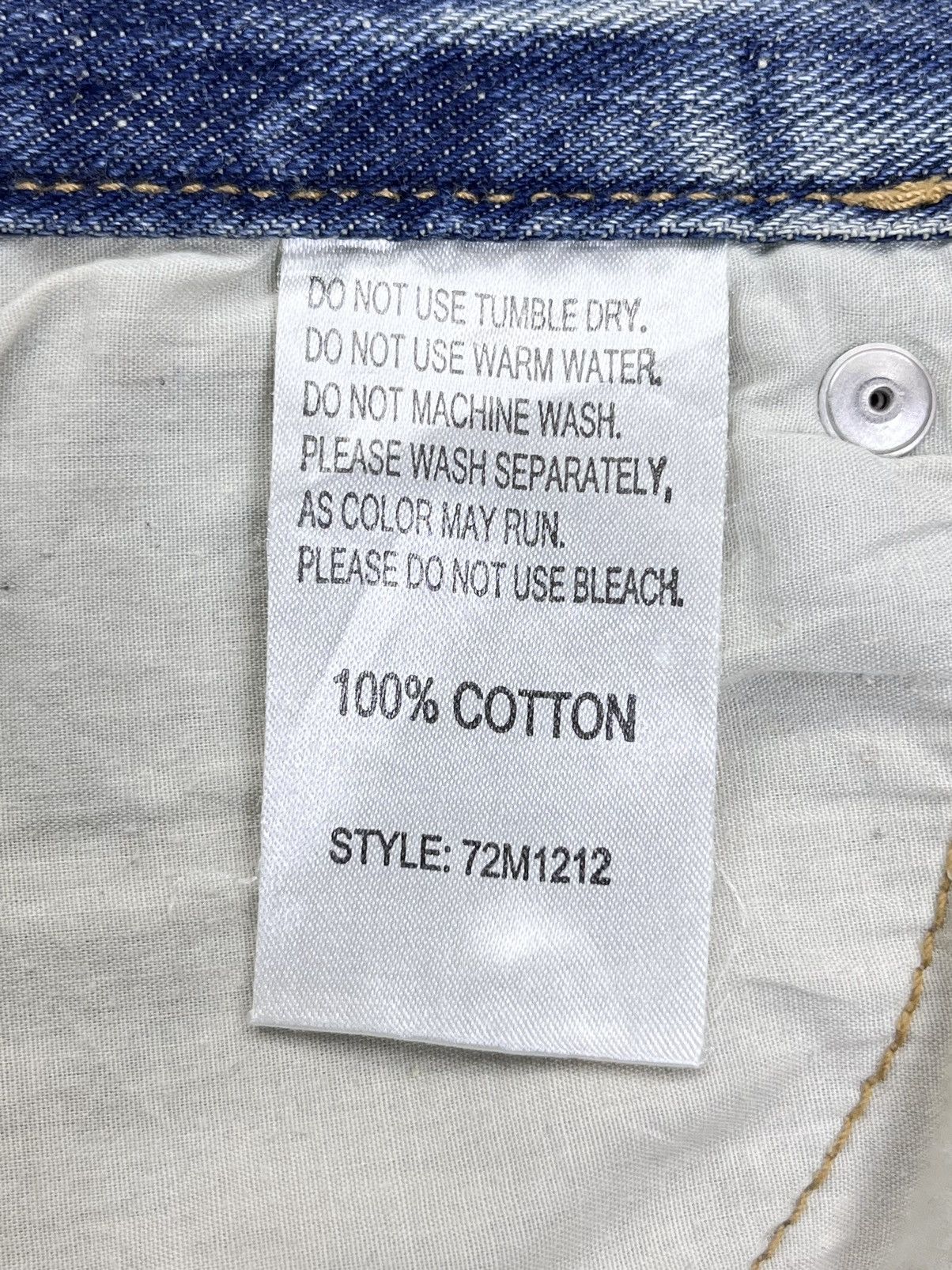 Seditionaries 🔥GRUNGE🔥MCD Studded Boro Patchwork Distressed Punk Denim Size US 31 - 18 Thumbnail