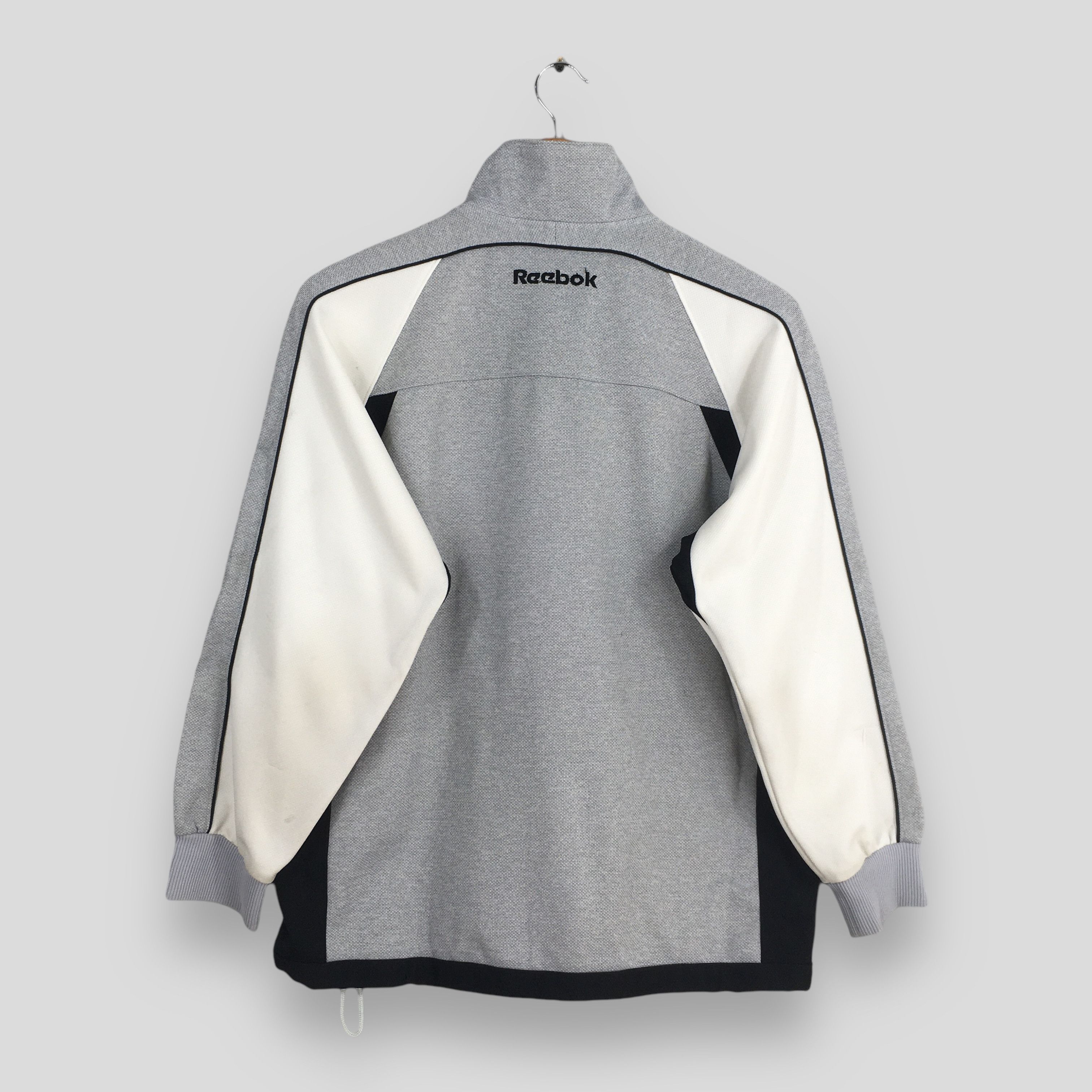 Reebok Vintage 90s Reebok Sports Windbreaker Gray Jacket Medium Size US M / EU 48-50 / 2 - 8 Thumbnail