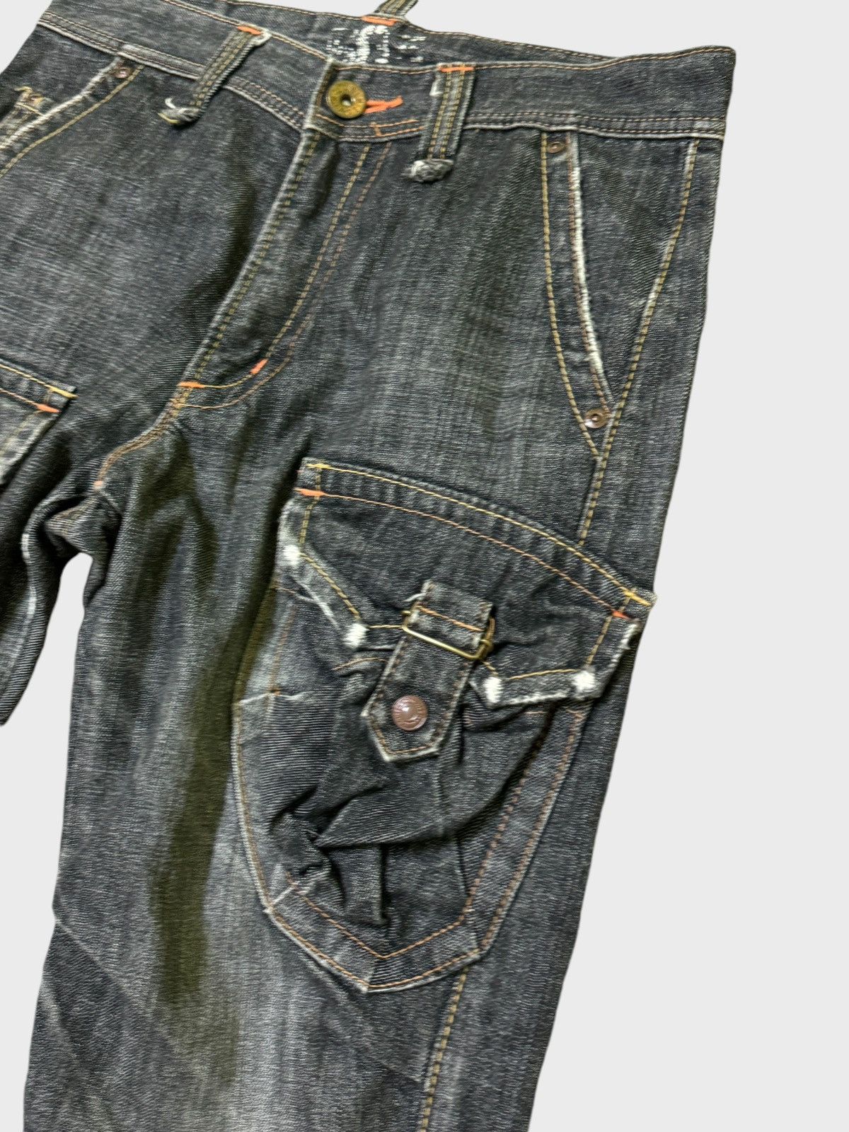 Edwin FLARE EDWIN DISTRESSED TACTICAL 3D MULTIPOCKET Size US 30 / EU 46 - 7 Thumbnail