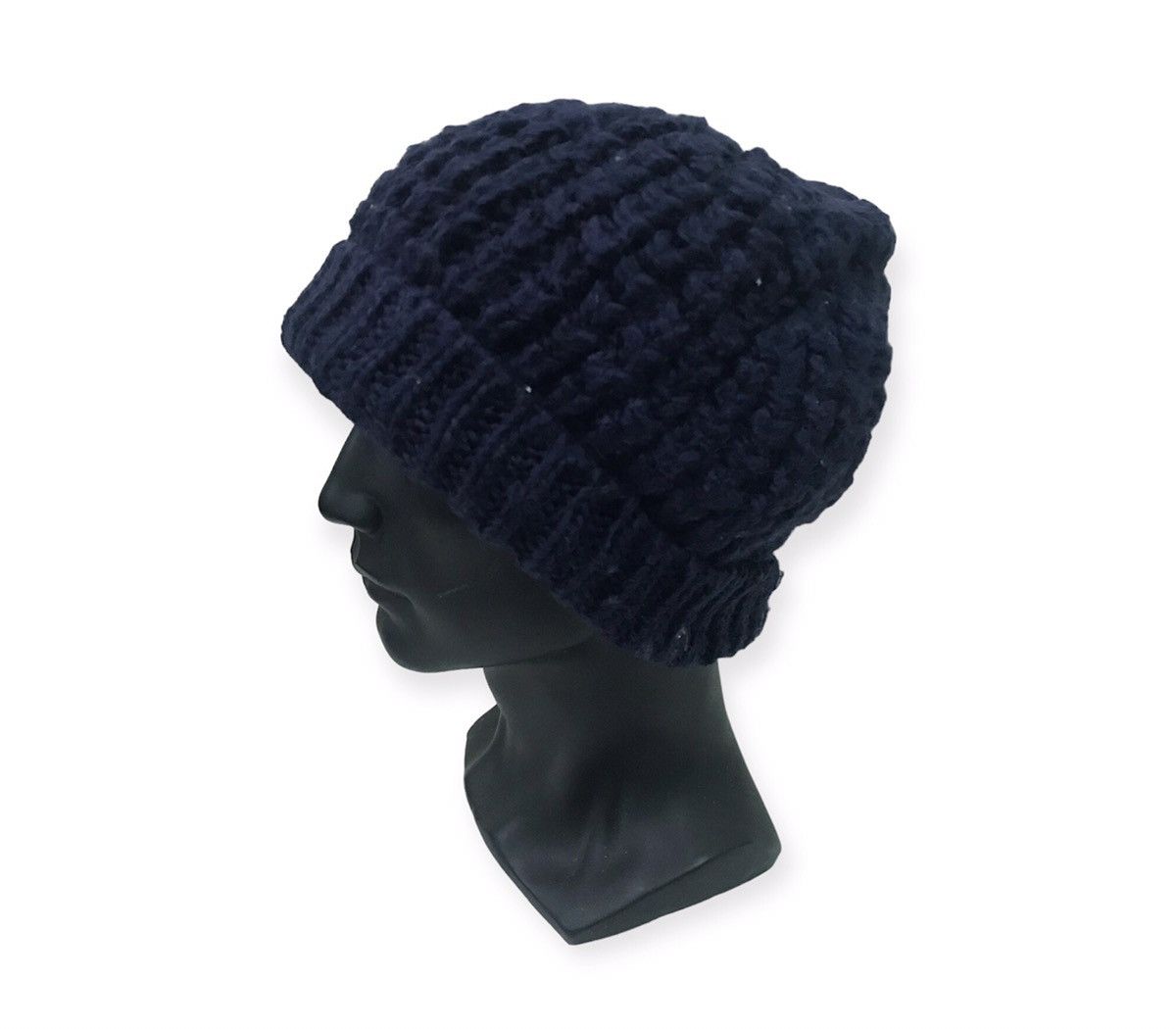 image of Uniqlo Knit Beanie Hat in Blue, Men's