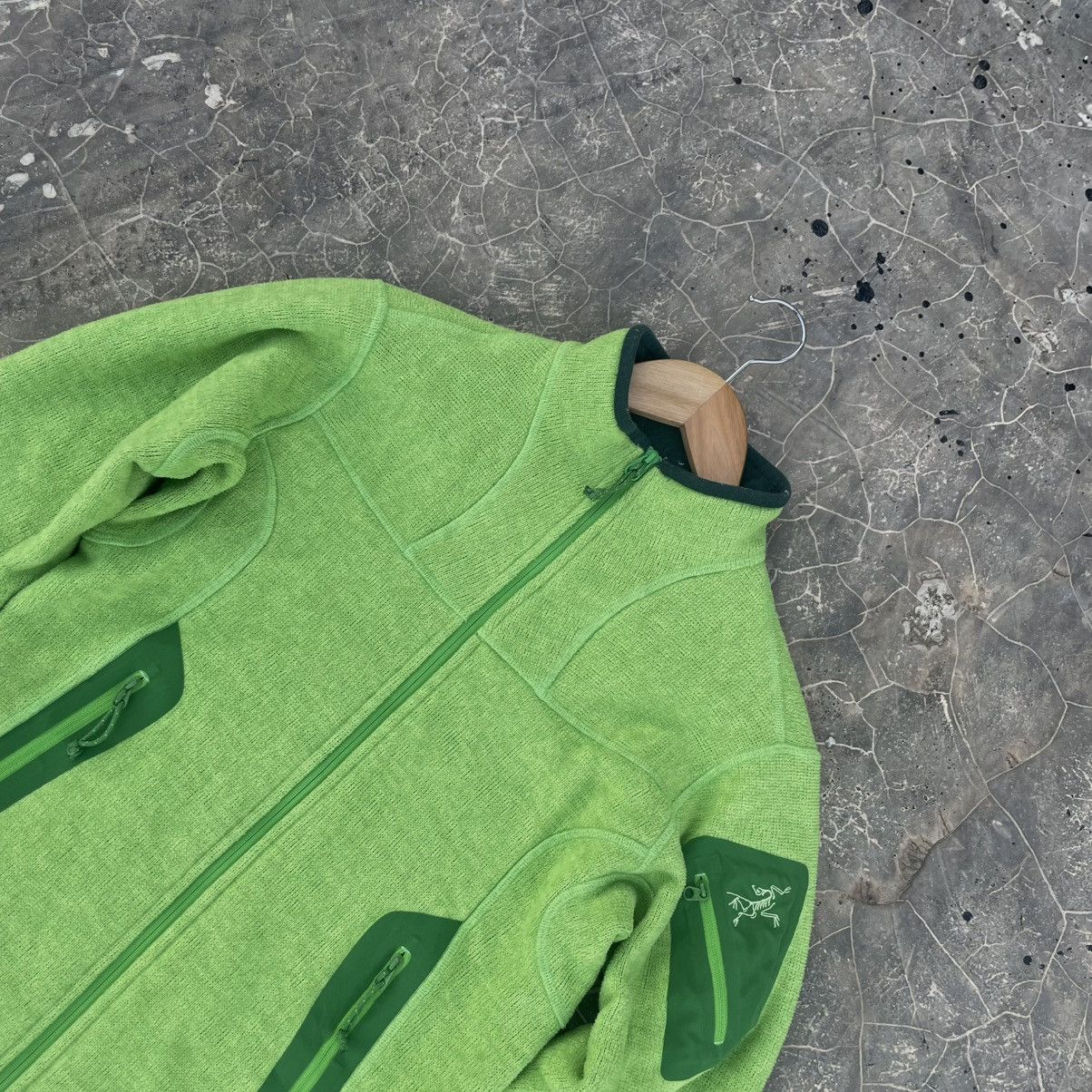 Arc'teryx Arcteryx Green Soft Shell Windbreaker Jacket Fleece Size XS / US 0-2 / IT 36-38 - 3 Thumbnail