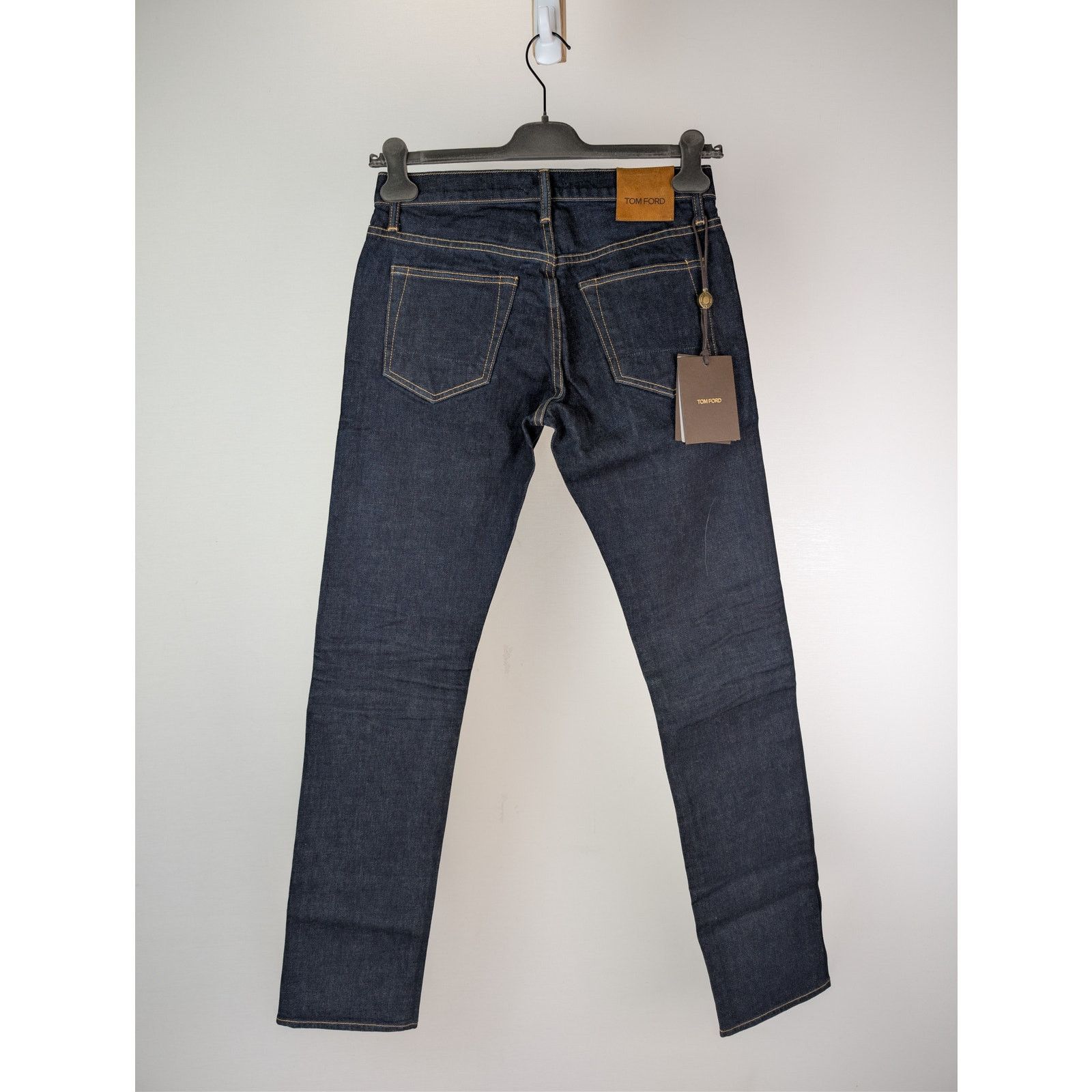 Tom Ford o1rshd1 Straight Denim Jeans in Indigo Blue Size US 40 / EU 56 - 12 Thumbnail