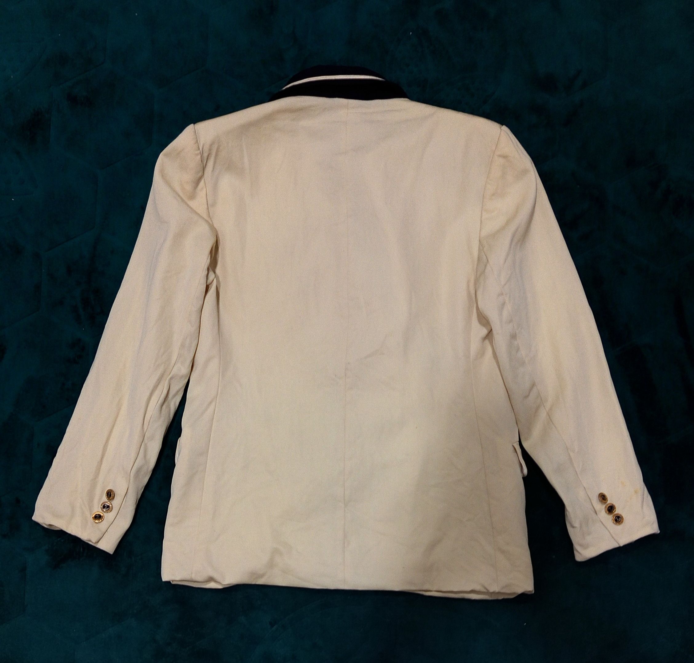 Burberry Vintage 90's Burberry Double Breasted Wool Blazer Size US M / EU 48-50 / 2 - 2 Thumbnail