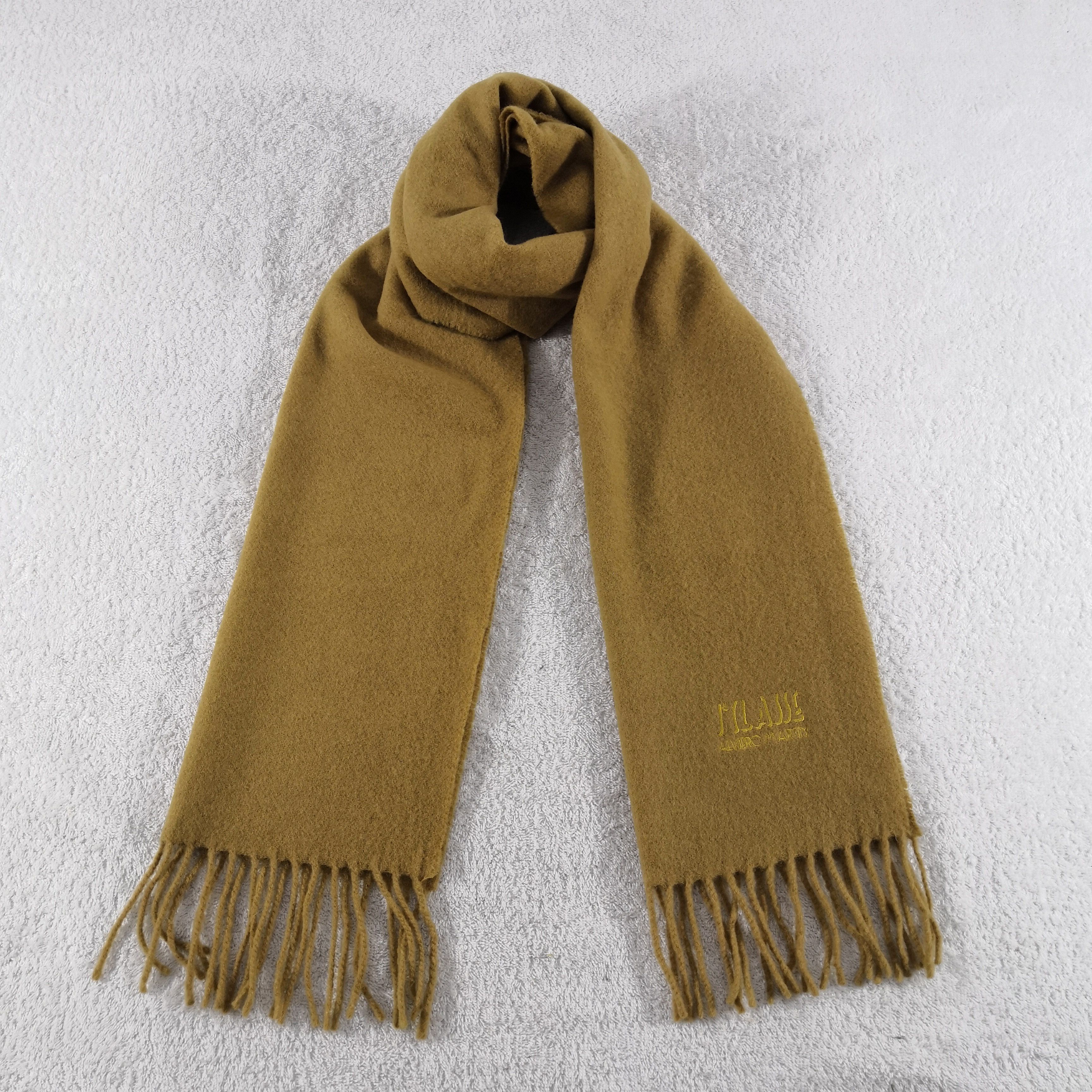 Alviero Martini Vintage Alviero Martini Scarf Muffler Wool Cashmere Scarves Size ONE SIZE - 1 Thumbnail