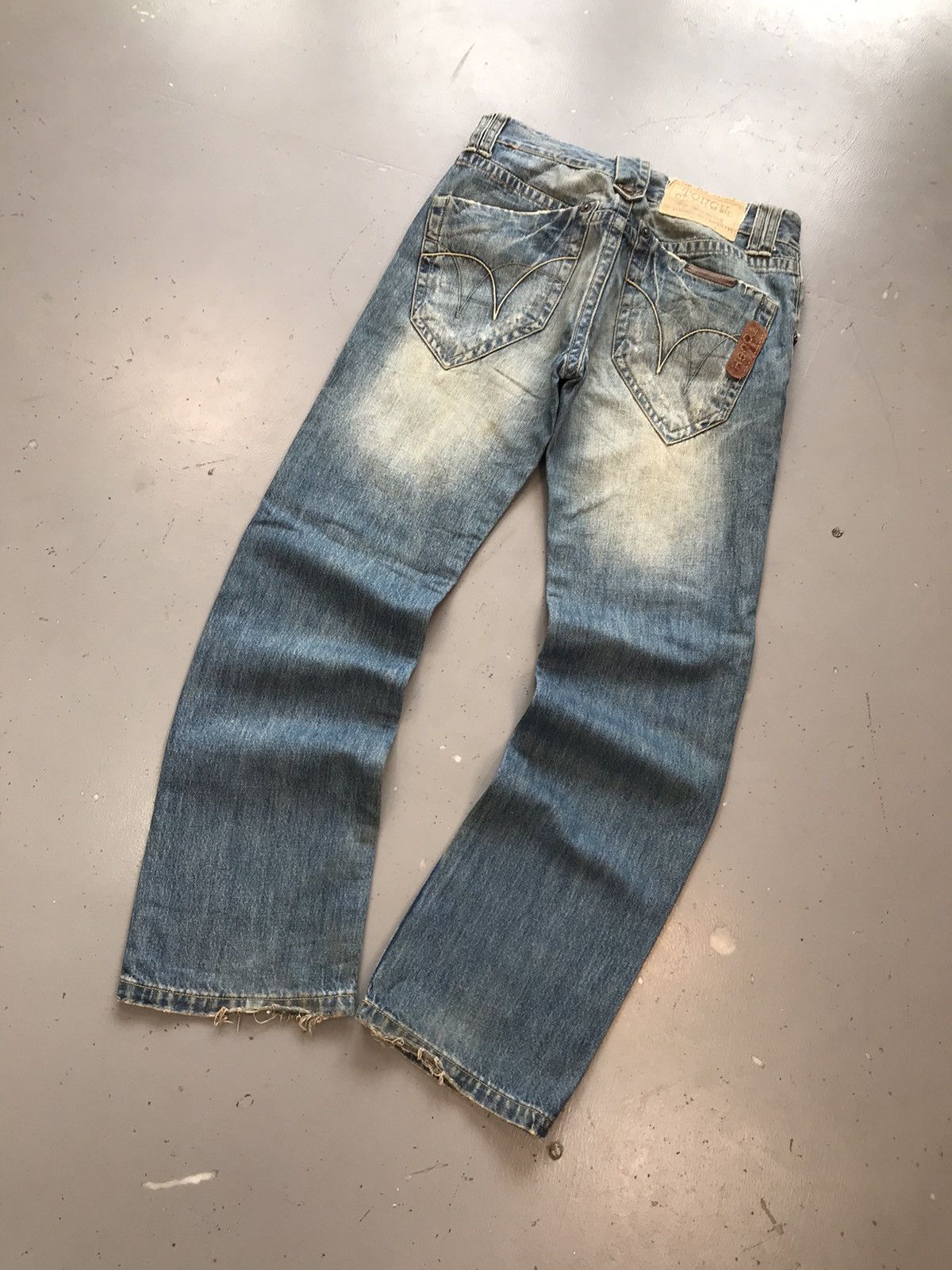 Vintage Vintage tough jeans smith straight fit distressed denim Size US 32 / EU 48 - 11 Thumbnail