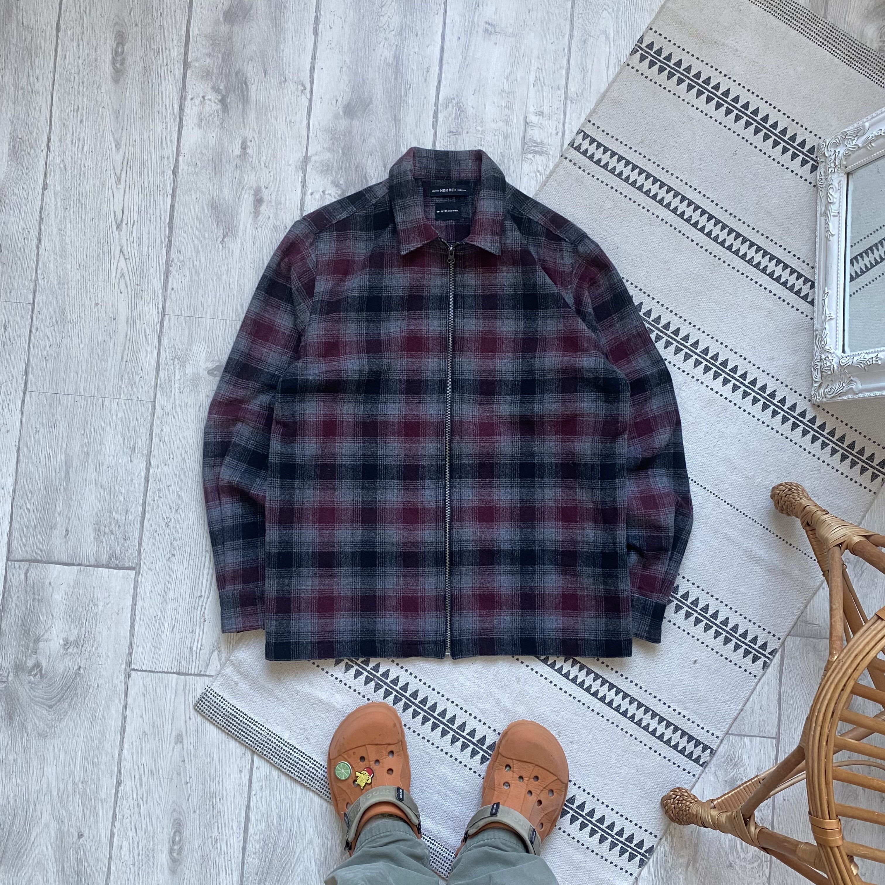 Han Kjobenhavn Selected homme x Han Kjobenhavn zip jacket wool ovreshirt Size US L / EU 52-54 / 3 - 1 Thumbnail
