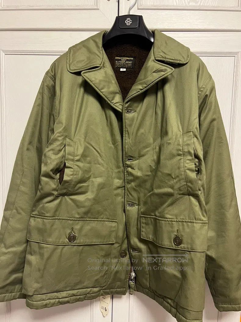 The Real McCoy's The Real McCoys AL1 Navy Flight Jacket Size US XXS / EU 40 - 6 Thumbnail