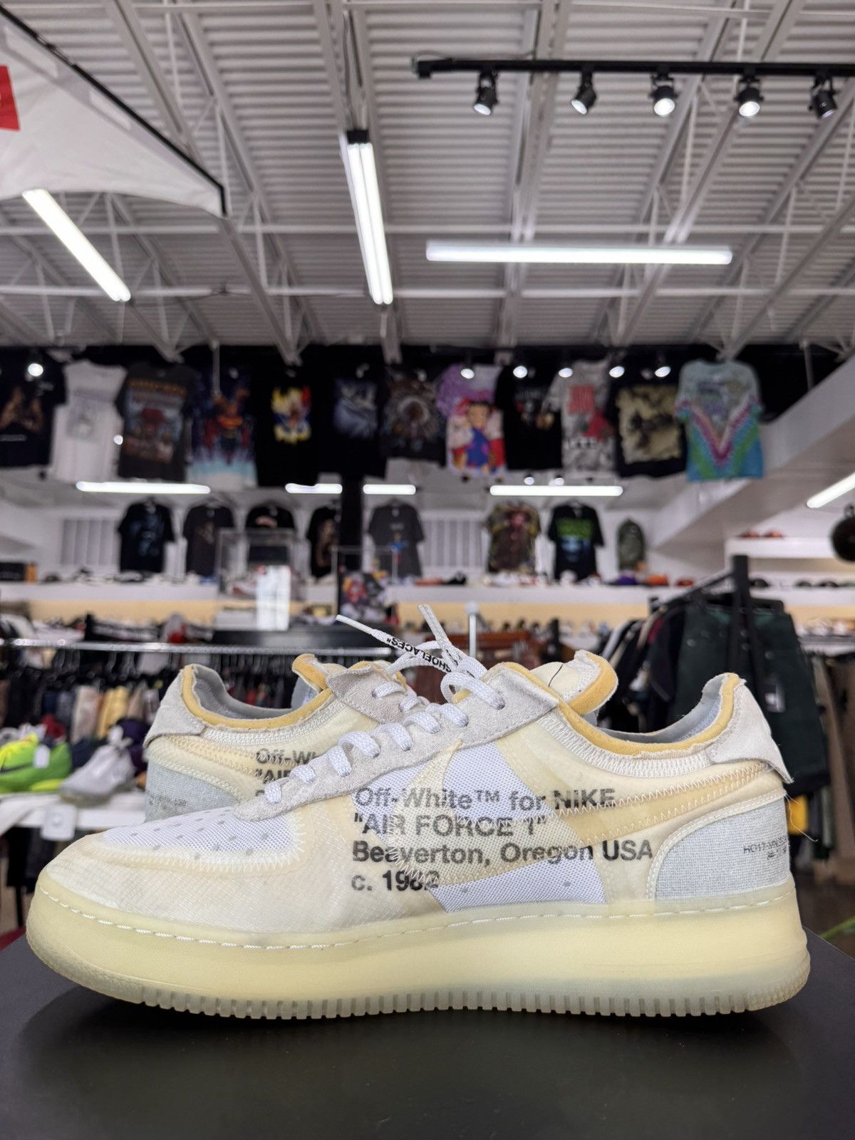 Nike × Off-White Off White Nike Air Force 1 Low Sz. 13 (2017) Size US 13 / EU 46 - 4 Thumbnail