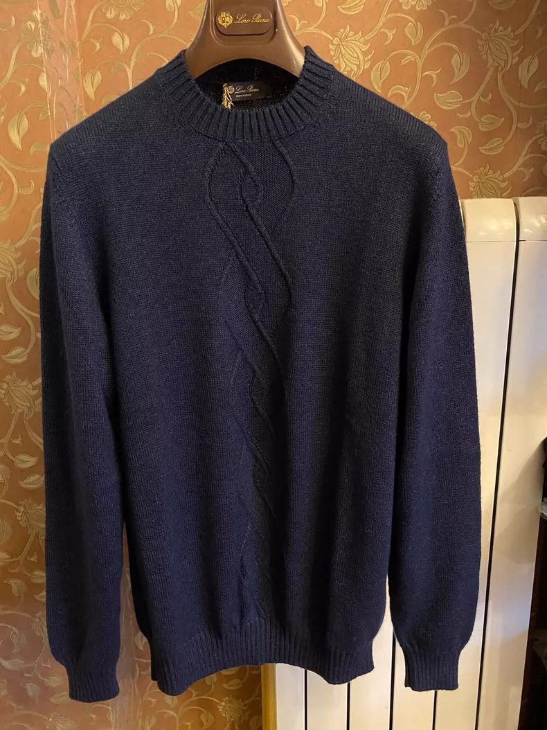 Loro Piana LORO PIANA A thick sheep sweater Size US L / EU 52-54 / 3 - 1 Thumbnail