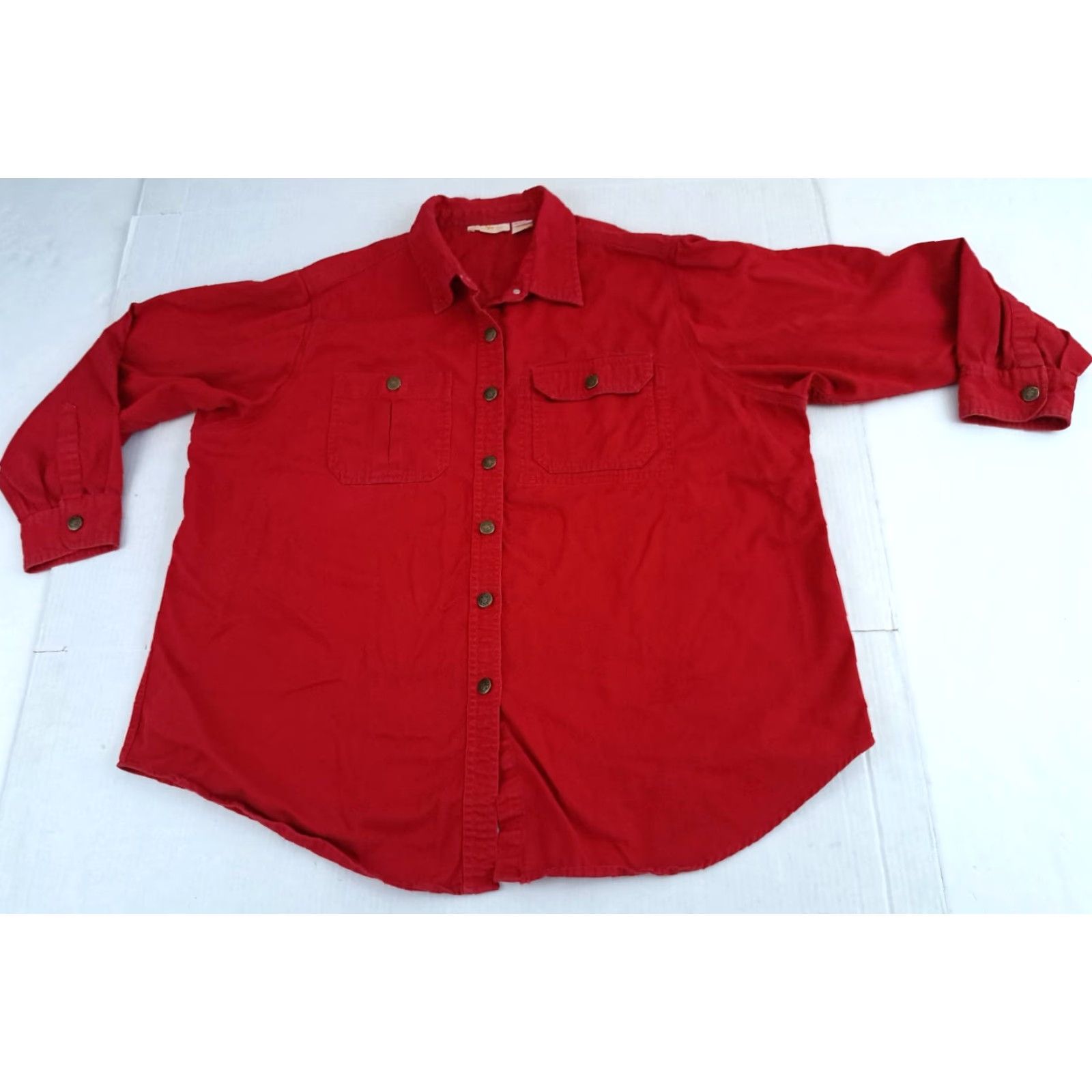 Hunter **Vintage Hunters Run Red Long Sleeve Collared Button-Up Shirt 2XL** User: Vintage Hunters Run Red Long Sleeve Collared Button-Up Shirt 2XL Size B4 Size US XXL / EU 58 / 5 - 3 Thumbnail