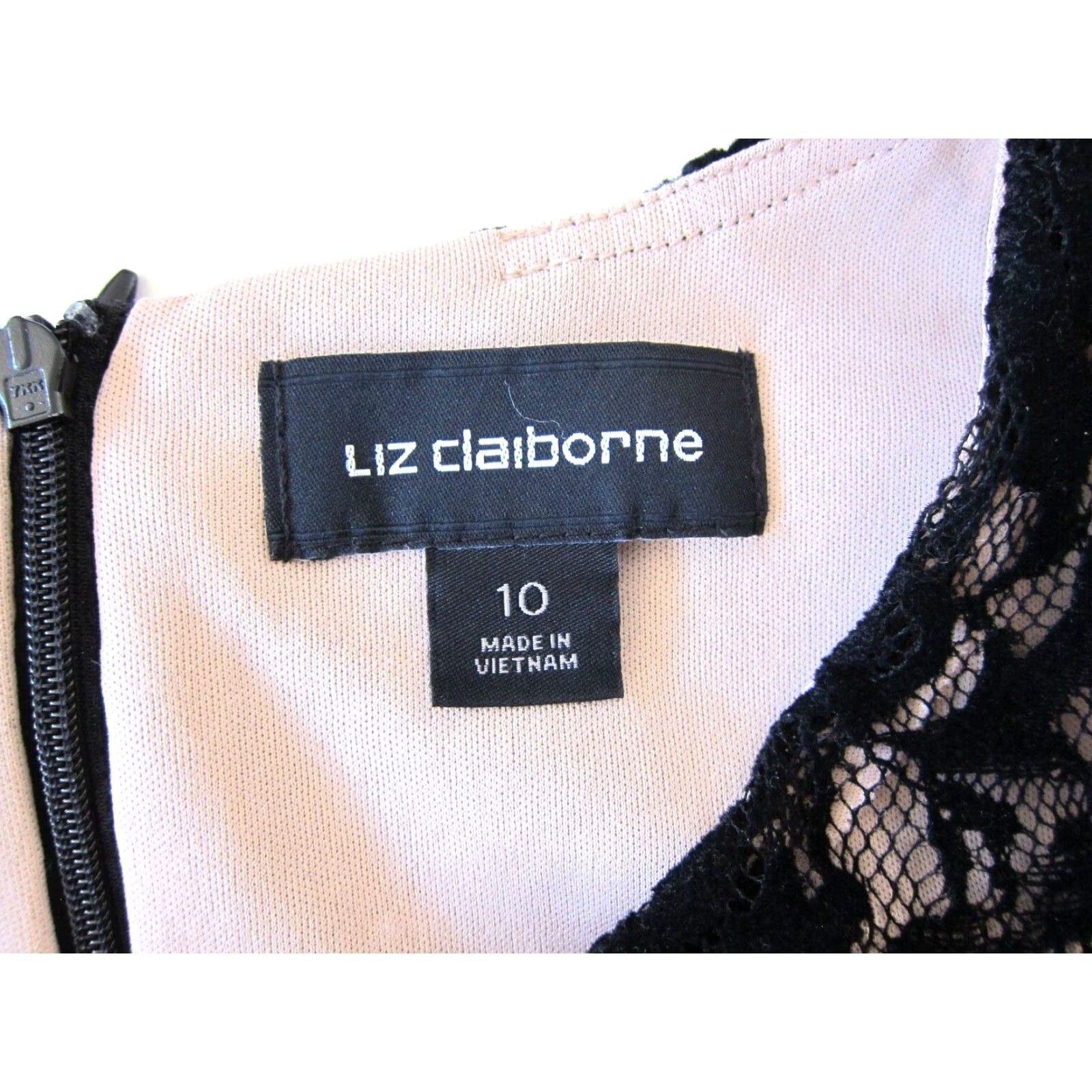 Liz Claiborne Liz Claiborne Black Velvet Floral Sleeveless A-Line Shift Tank Dress 10 Size L / US 10 / IT 46 - 4 Thumbnail
