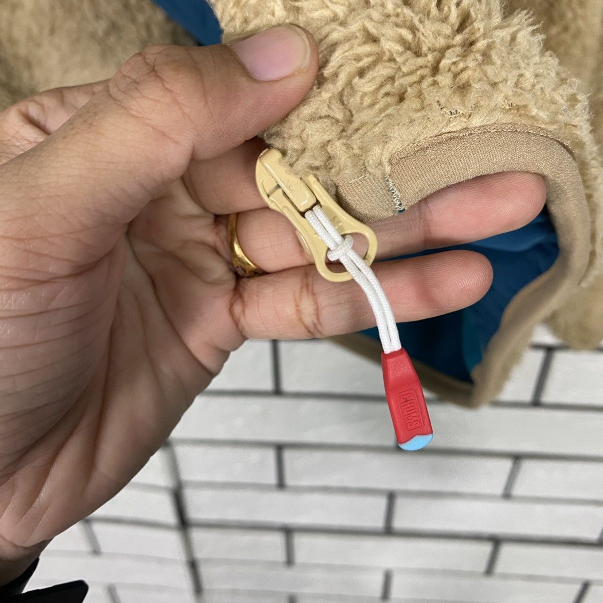 Japanese Brand 📌Vintage Chums Sherpa Fleece Dip Pile Jacket Size US XL / EU 56 / 4 - 17 Thumbnail