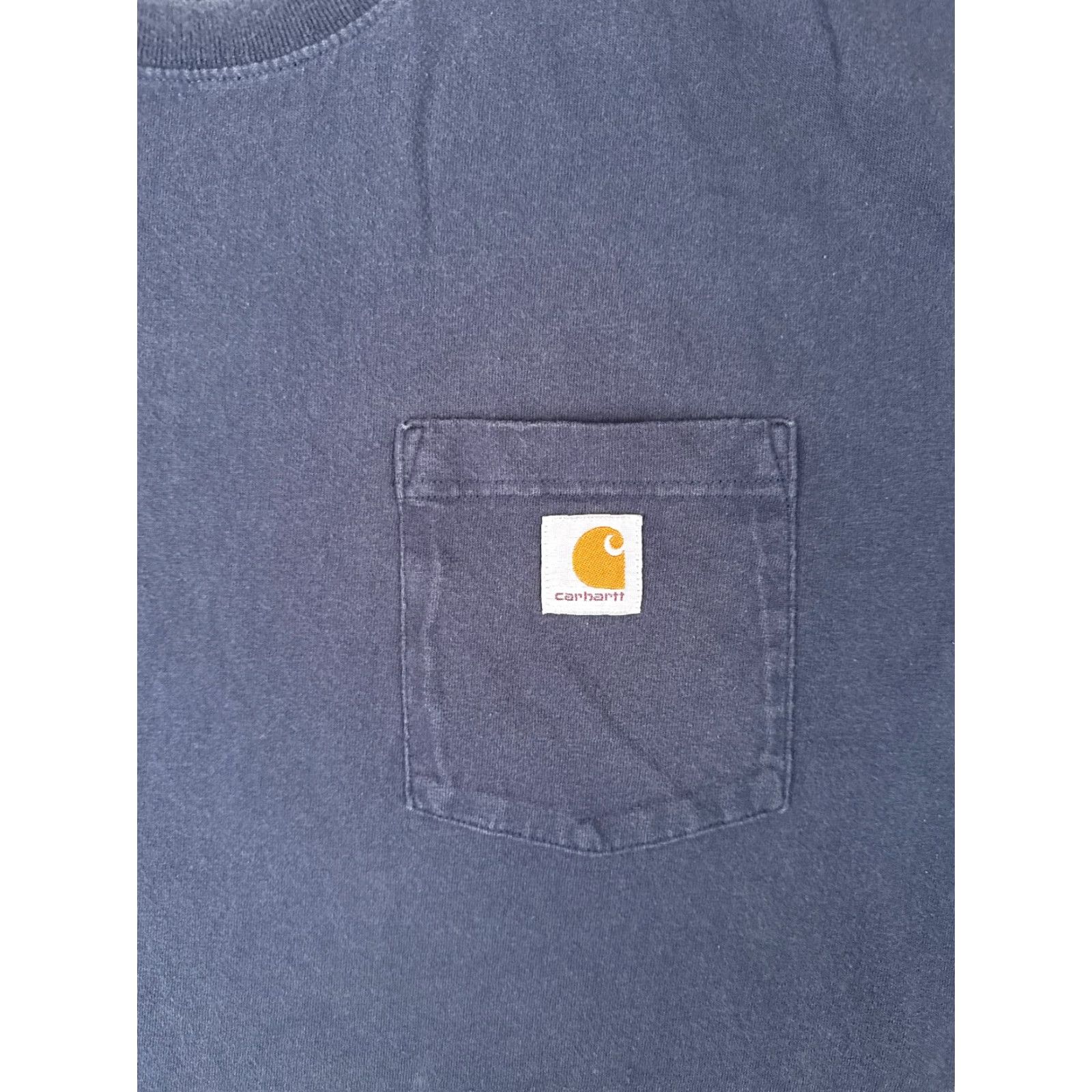 Carhartt Carhartt Shirt Men XL Navy Blue Short Sleeve Crew Neck Pocket 100% Cotton Size US XL / EU 56 / 4 - 6 Thumbnail