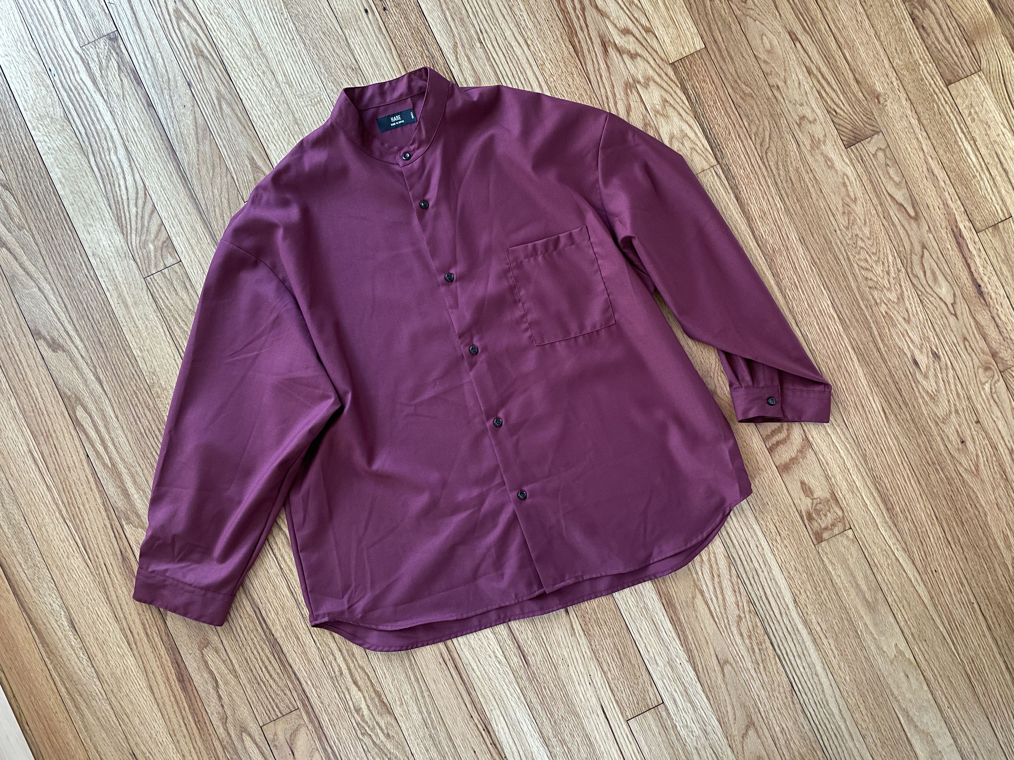 HARE × Japanese Brand Hare Japanese Brand Stand Collar Shirt Size US S / EU 44-46 / 1 - 2 Thumbnail