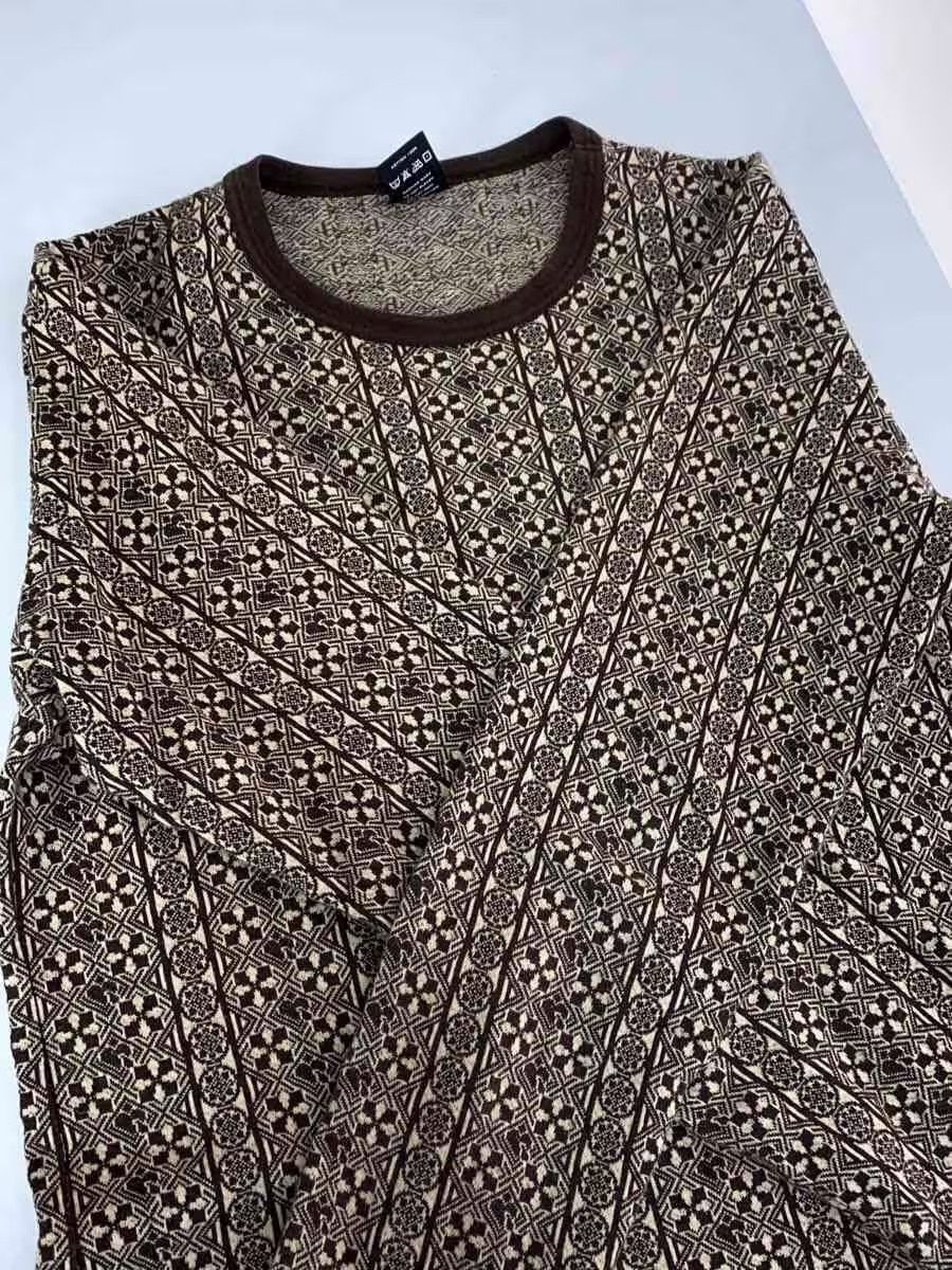 Number (N)ine Nordic Pattern Long Sleeve Tee Size US L / EU 52-54 / 3 - 3 Thumbnail