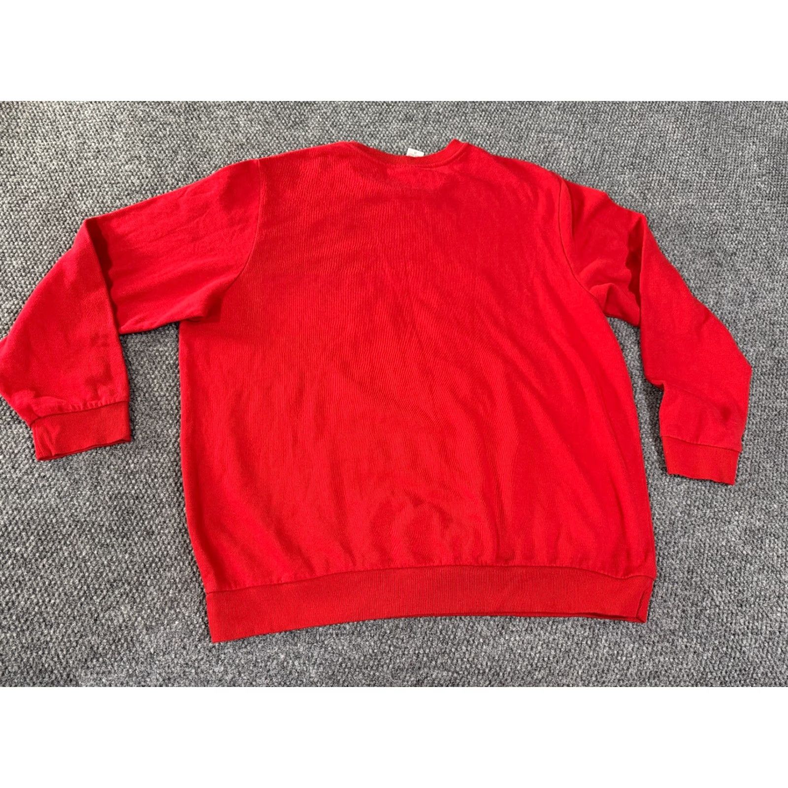Disney Disney Sweatshirt Mens 3XL Red Mickey Mouse Holiday Christmas Graphic Most Merry Holiday Mens Size US XXL / EU 58 / 5 - 6 Thumbnail