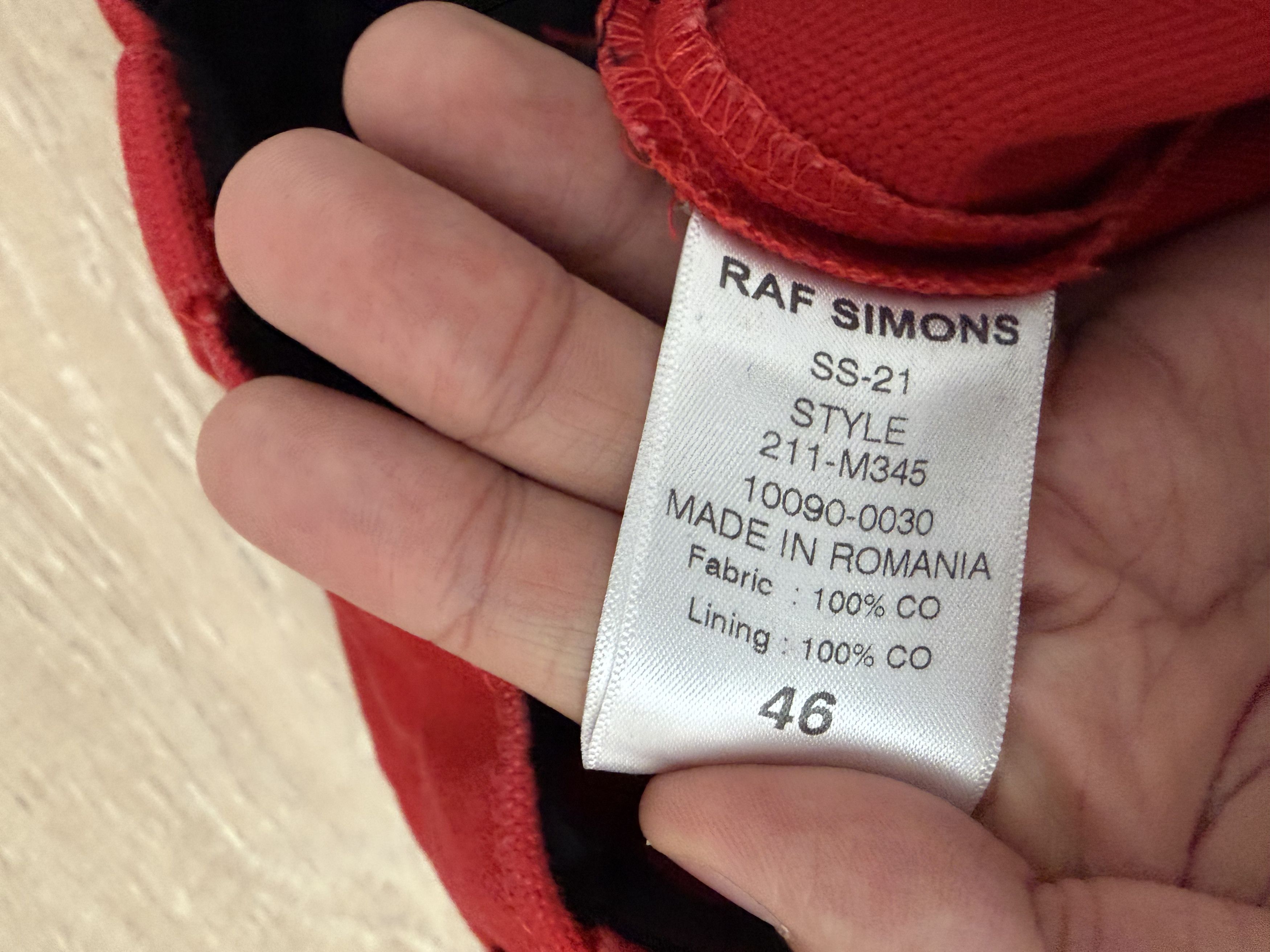 Raf Simons Raf Simons Red Flared Denim Pants Size US 30 / EU 46 - 11 Thumbnail
