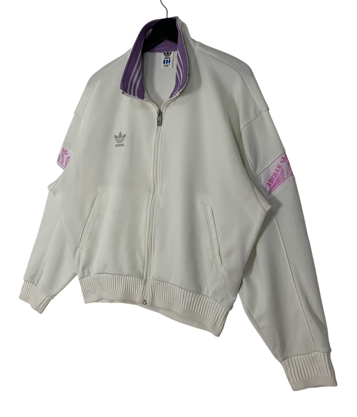 Adidas Vintage adidas Jaspo JapaneseBrand SportWear Tracktop Size US L / EU 52-54 / 3 - 6 Thumbnail