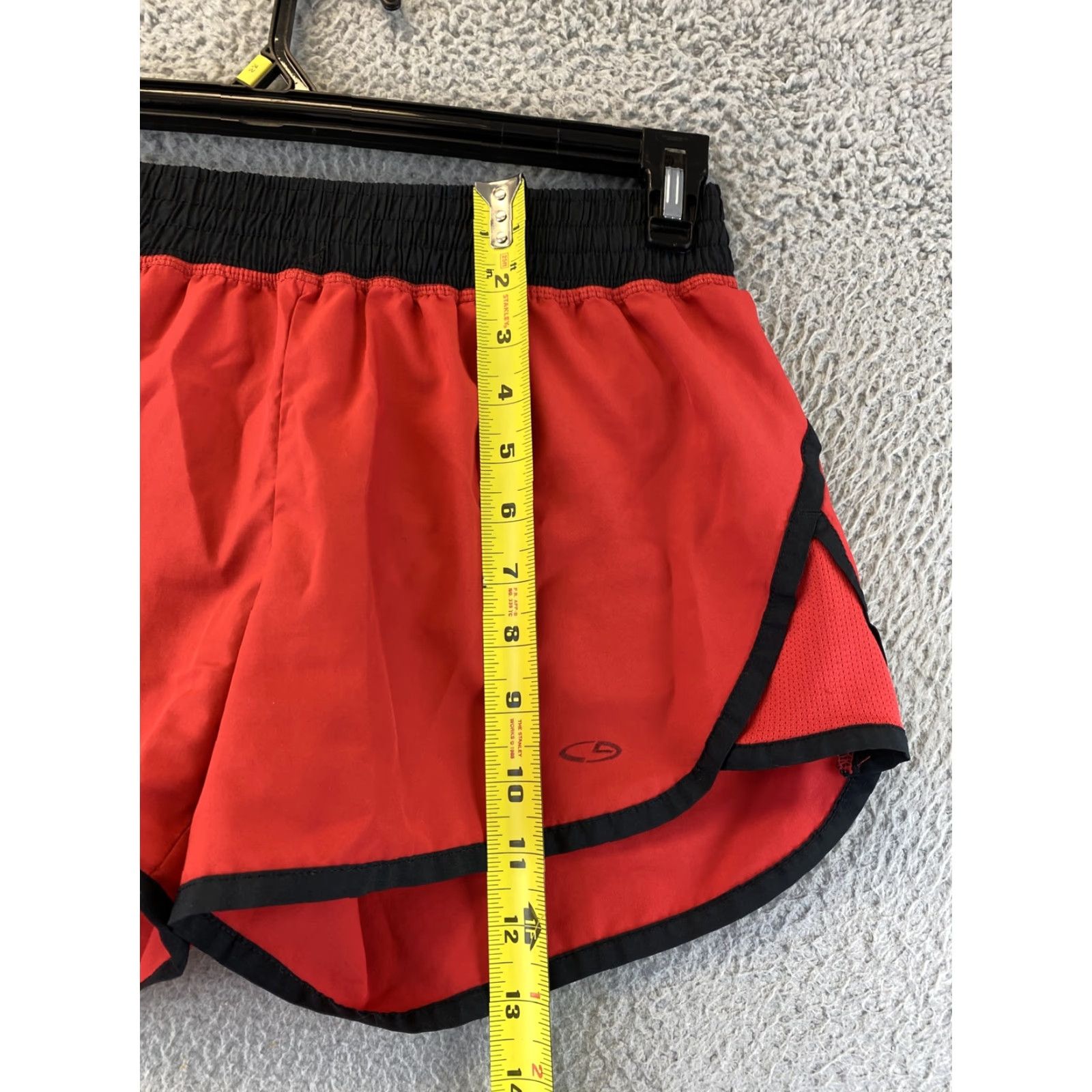 Champion champion Red Pullon Elastic Waist Shorts Size S Small/ 91-45 Size 28" / US 6 / IT 42 - 5 Thumbnail