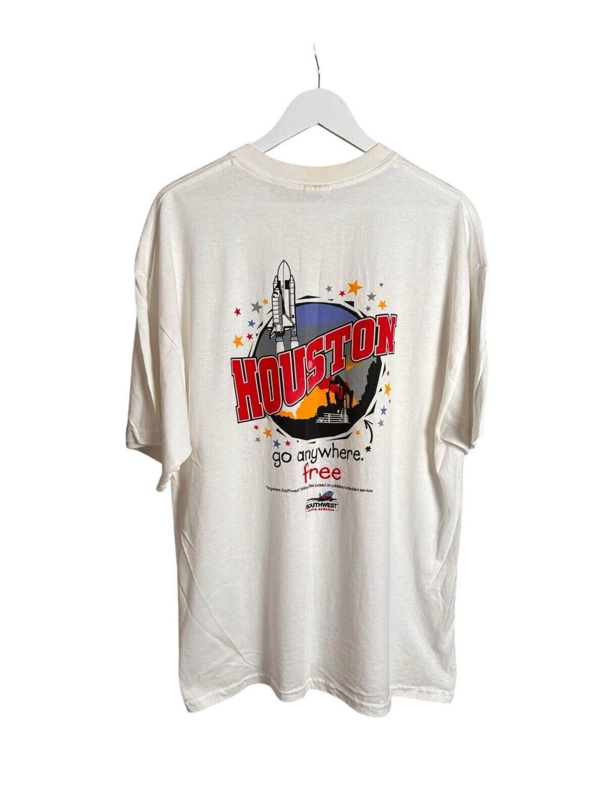 Gildan VTG 2000s Southwest Airlines Houston Promo T-shirt XL Size US XL / EU 56 / 4 - 1 Thumbnail
