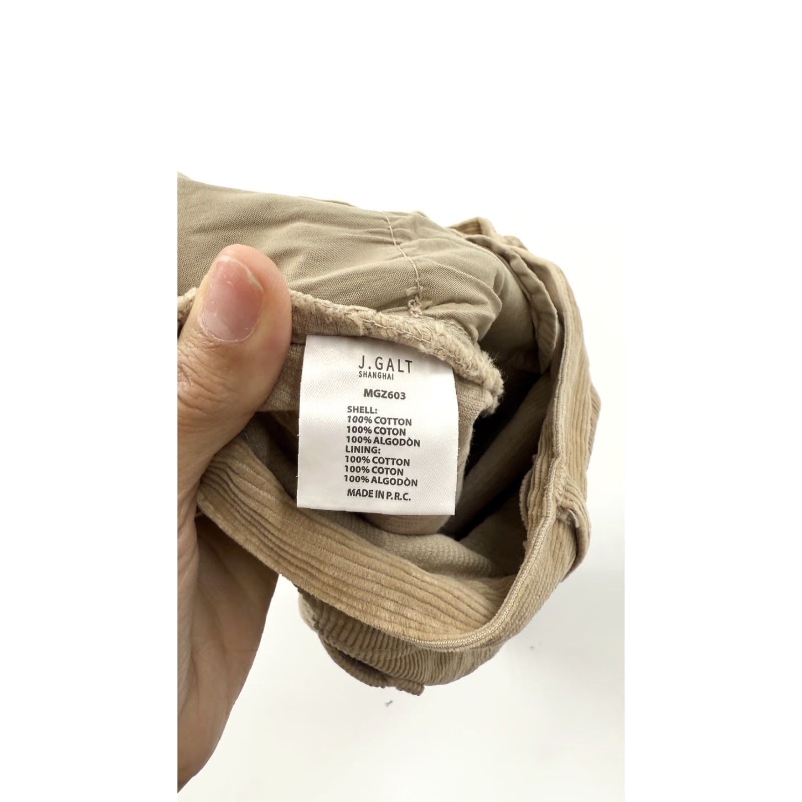 Etro J. Galt Mini Skirt Women’s Small Beige Corduroy Y2K Retro Casual Pockets Size 28" / US 6 / IT 42 - 3 Thumbnail