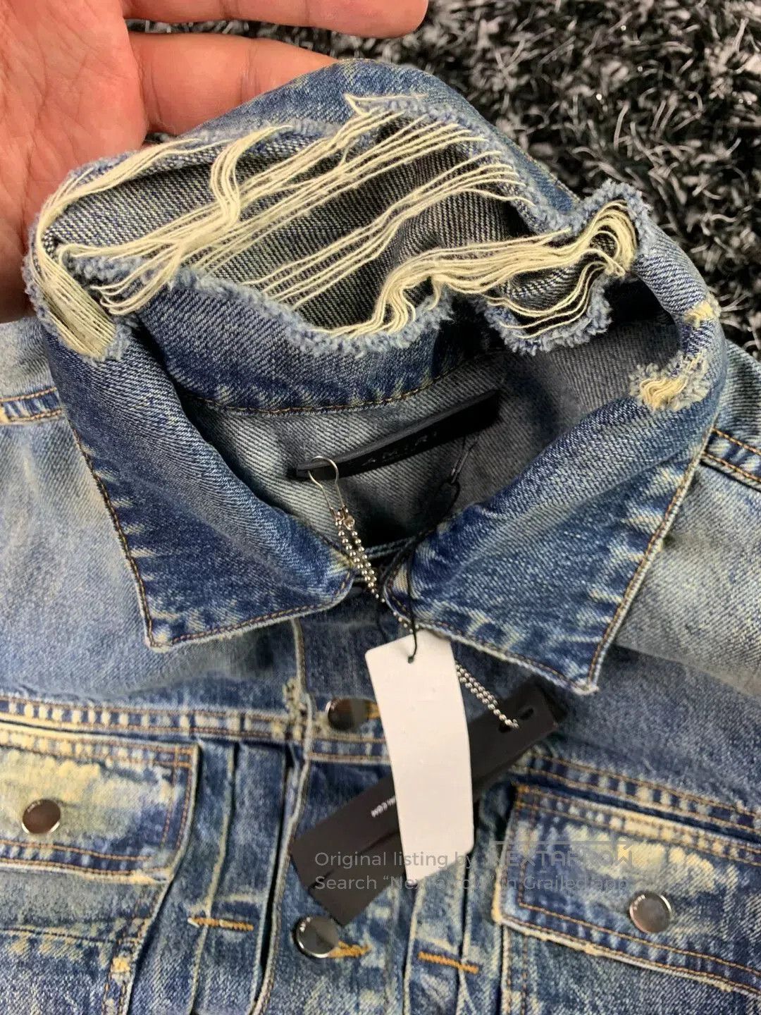 Amiri amiri vintage denim jacket with tags. Size US M / EU 48-50 / 2 - 5 Thumbnail