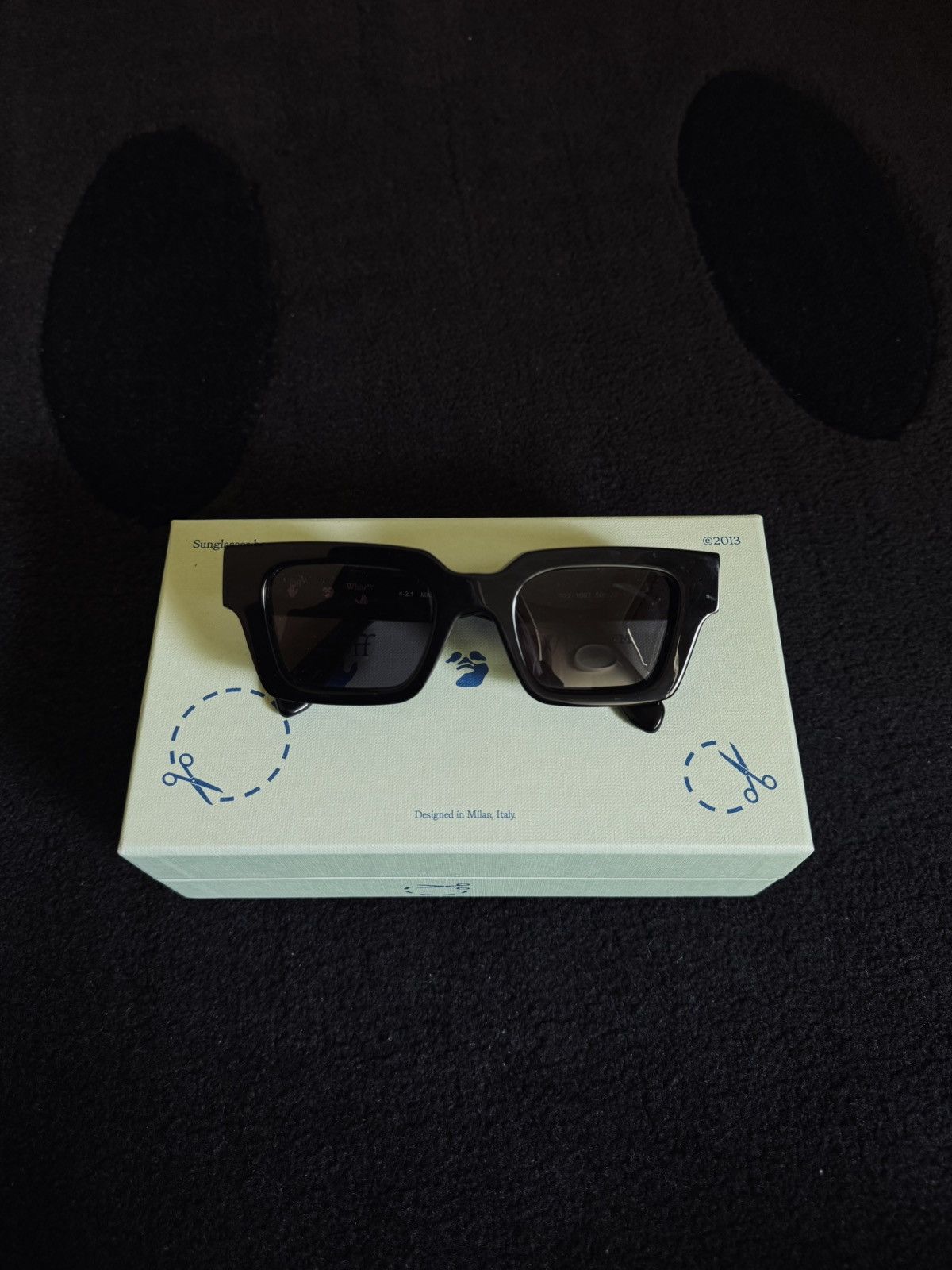 Off-White × Virgil Abloh RARE Rose Tinted Black/Black Off White Virgil Sunglasses Size ONE SIZE - 1 Thumbnail