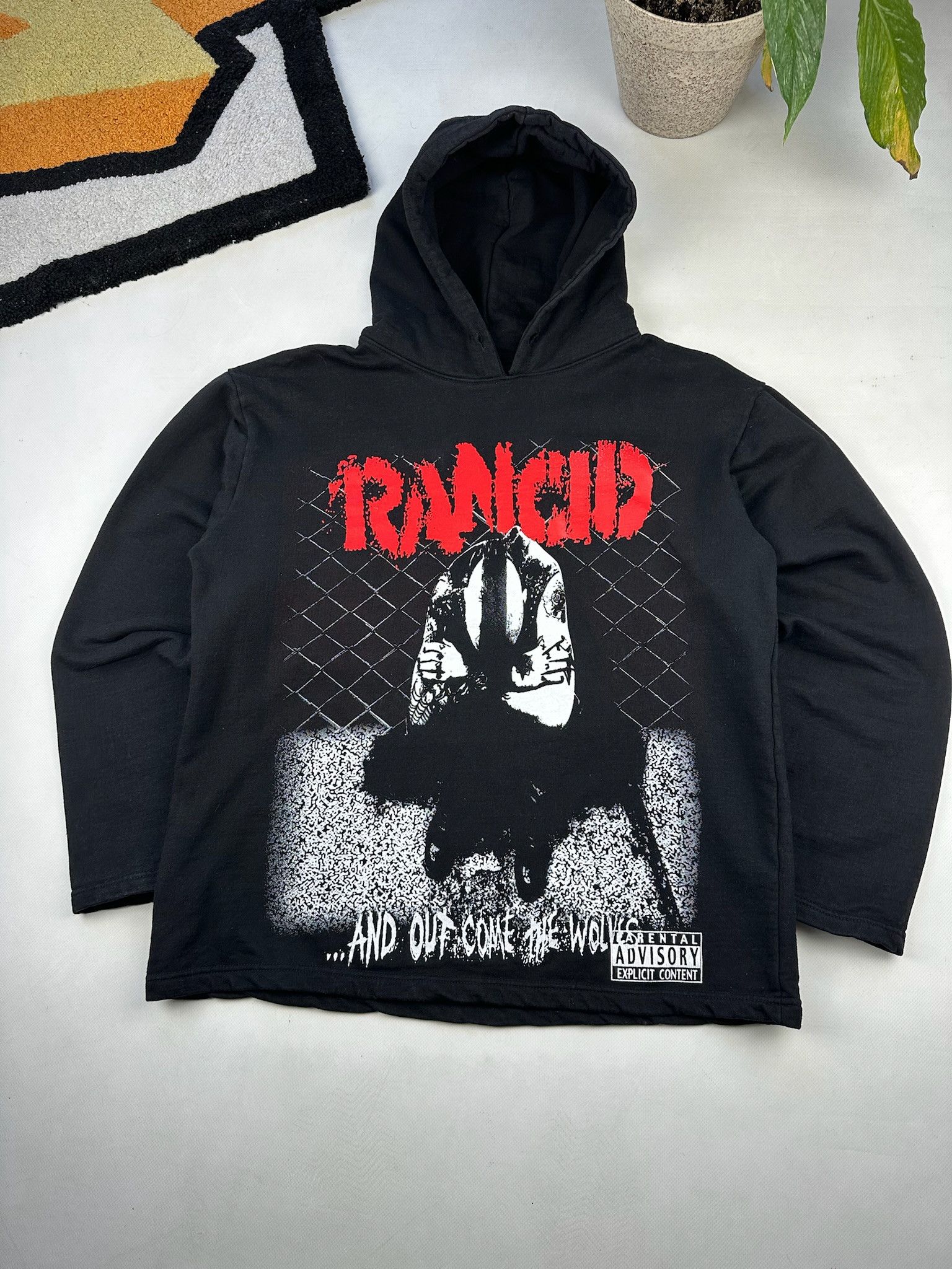 Band Tees × Vintage Vintage 00s Rancid Radical Punk Rock Hoodie Size US M / EU 48-50 / 2 - 1 Thumbnail