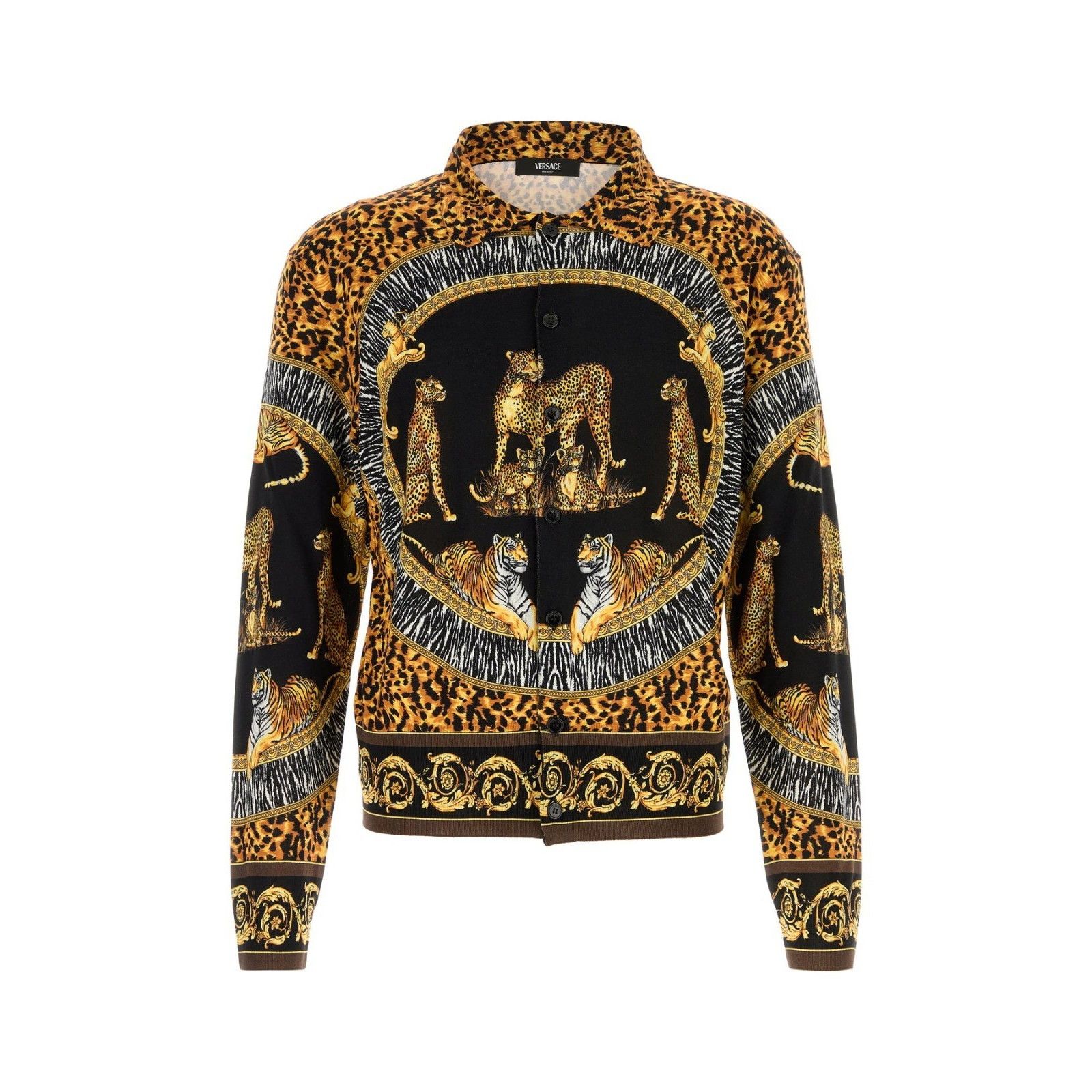 Versace VERSACE Silk Shirt New & Authentic (Men's size:M;) Size US M / EU 48-50 / 2 - 1 Thumbnail