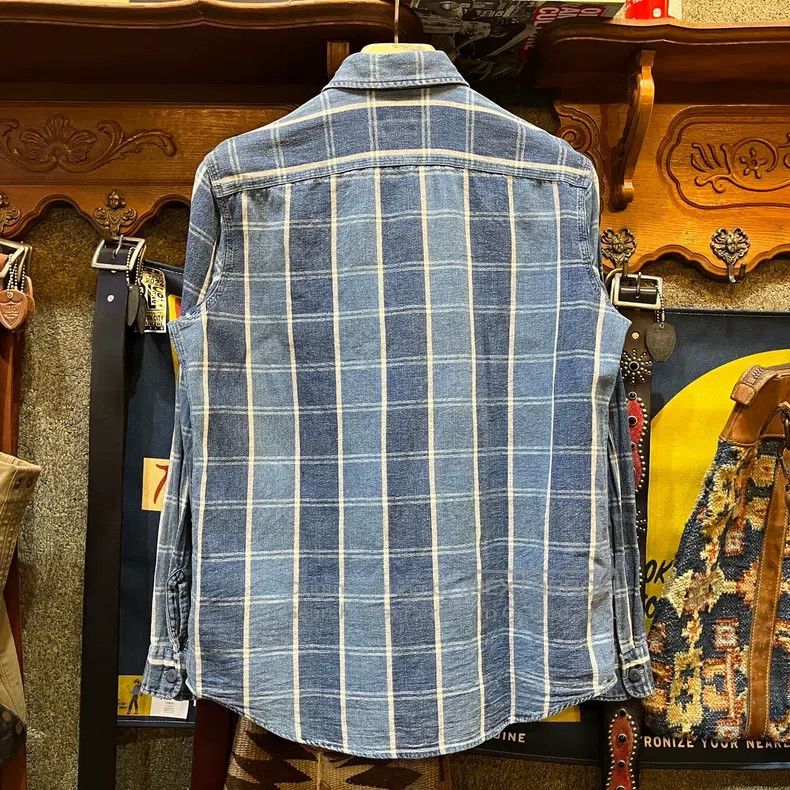 RRL Ralph Lauren RRL Ralph Lauren Old-Style Washed Work Shirt Size US S / EU 44-46 / 1 - 2 Thumbnail